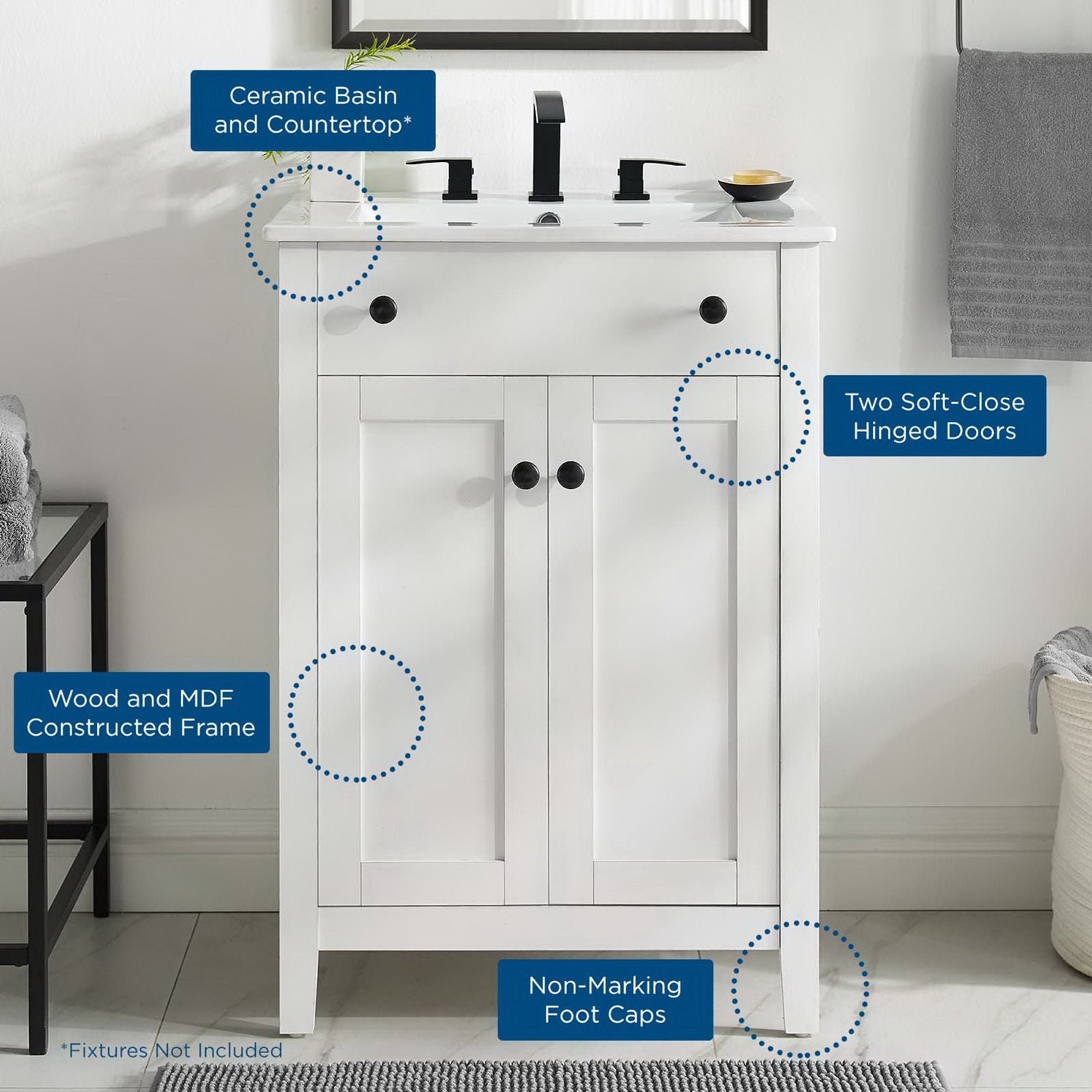 Modway Nantucket 24" Bathroom Vanity