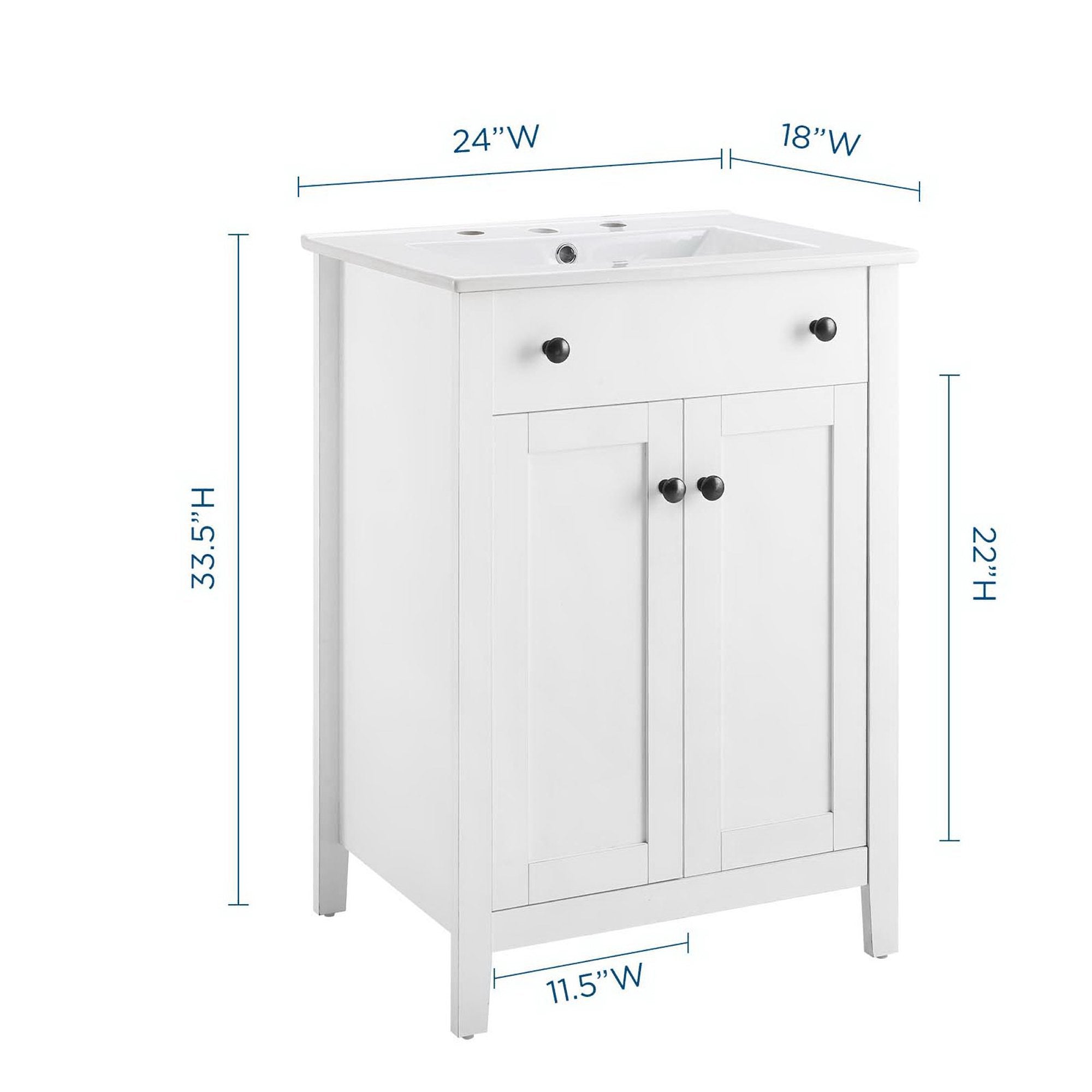 Modway Nantucket 24" Bathroom Vanity