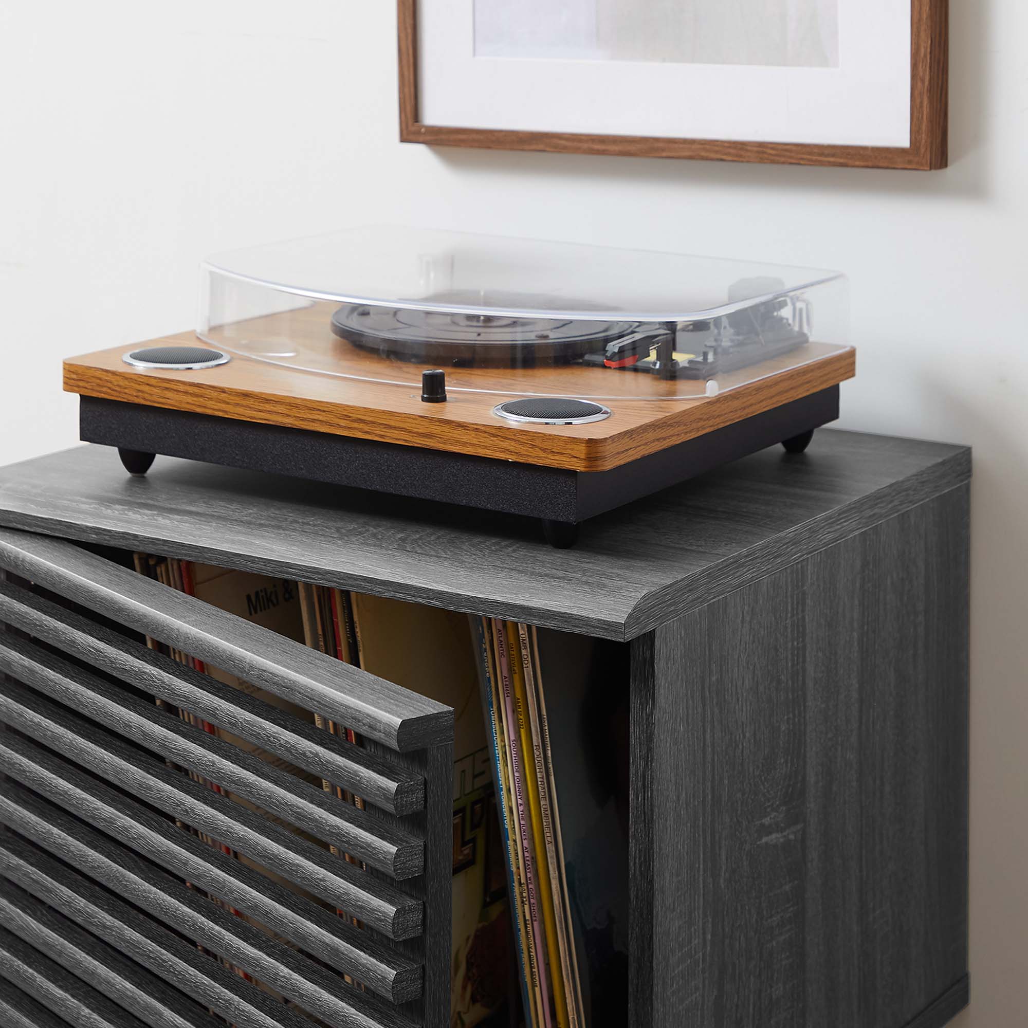Modway Render Vinyl Record Display Stand
