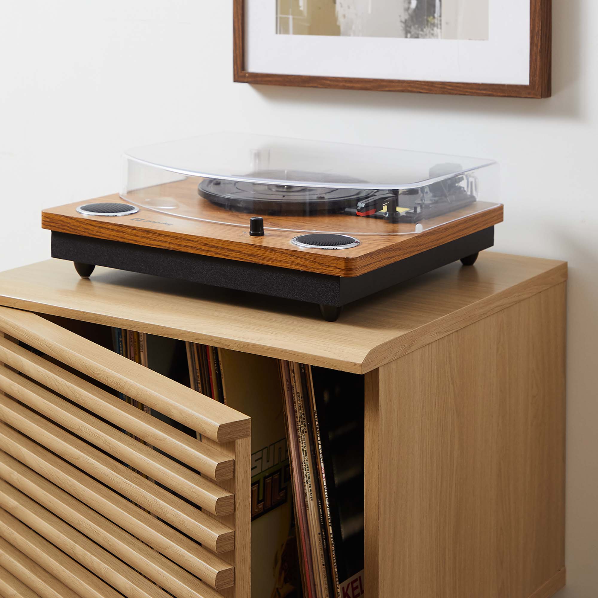 Modway Render Vinyl Record Display Stand