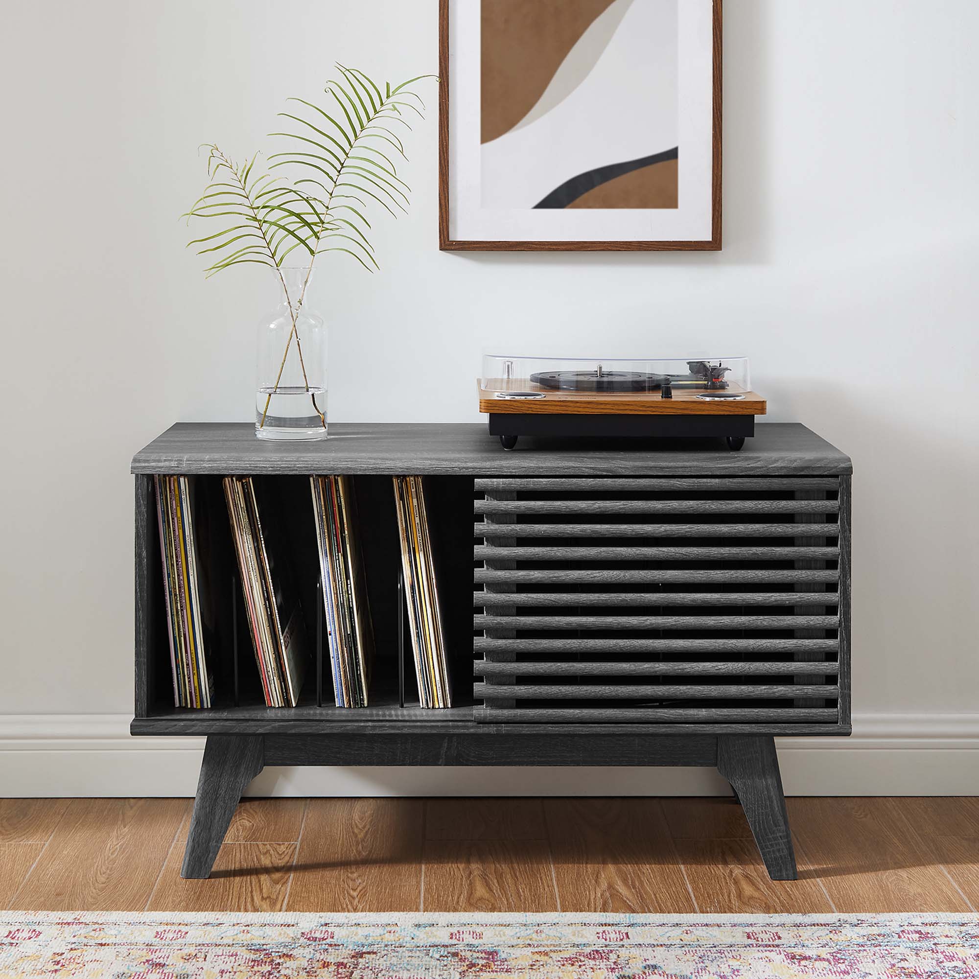 Modway Render Vinyl Record Display Stand