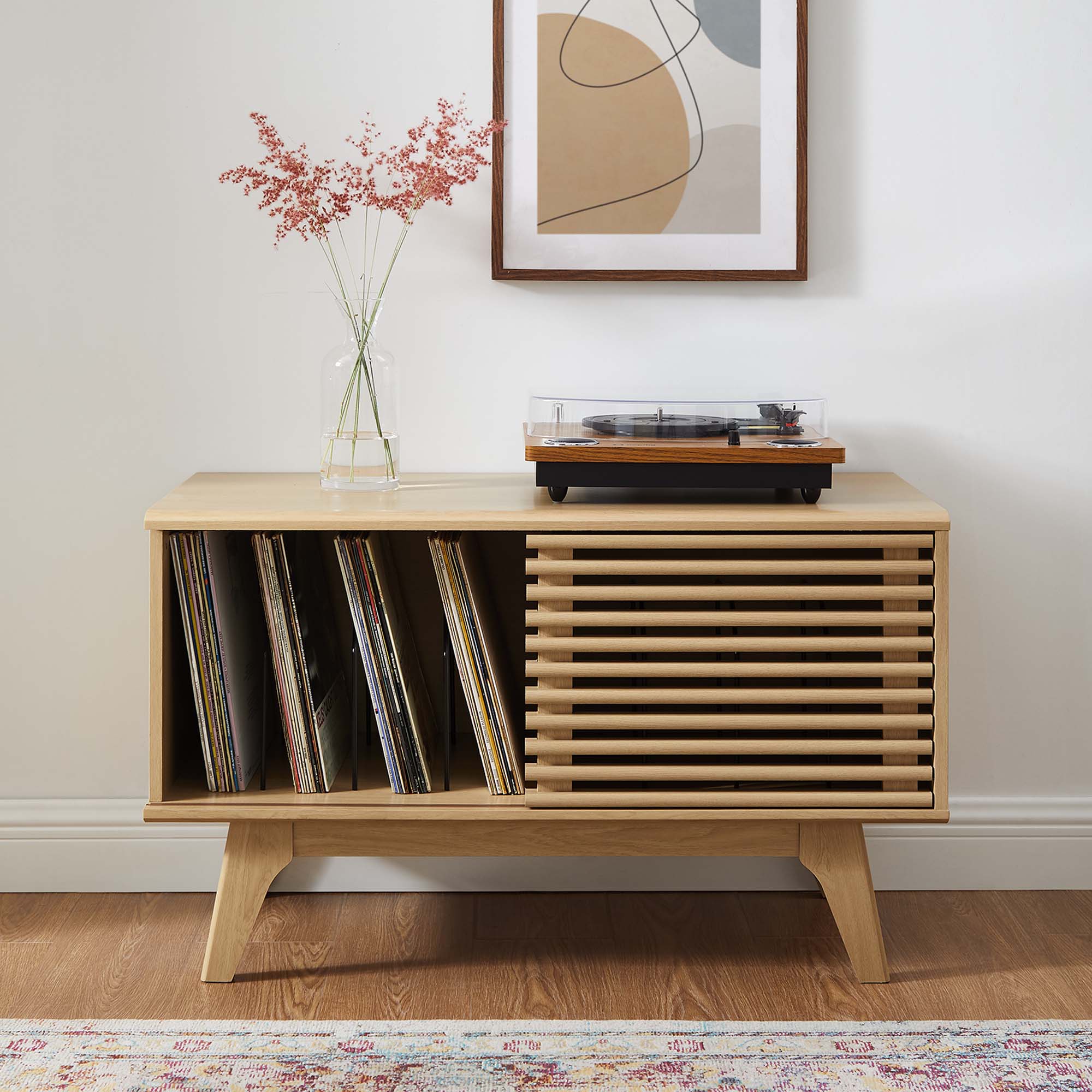 Modway Render Vinyl Record Display Stand