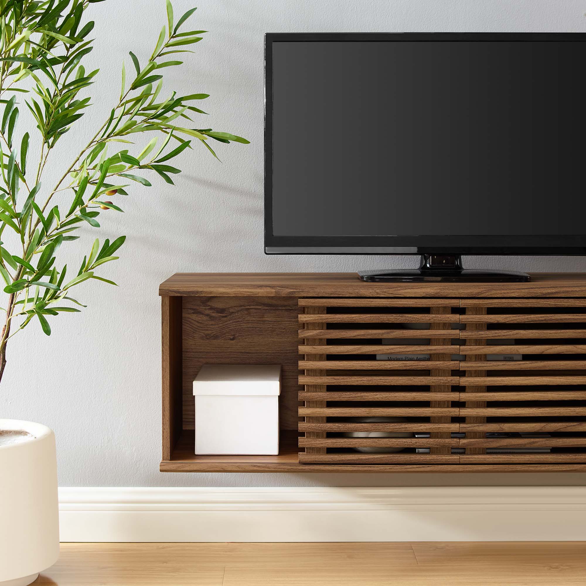 Modway Render 46" Wall-Mount Media Console TV Stand