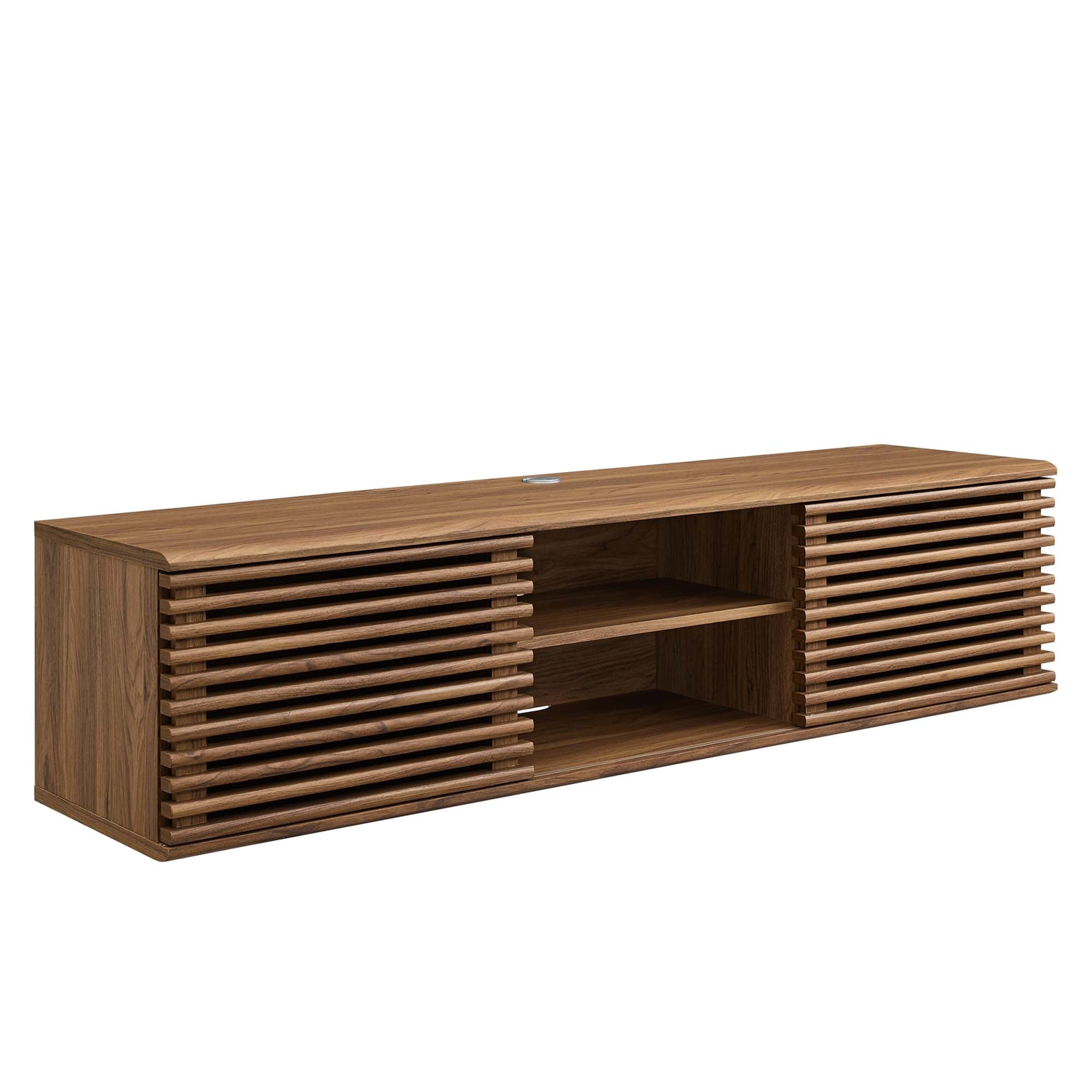Modway Render 60" Wall-Mount Media Console TV Stand
