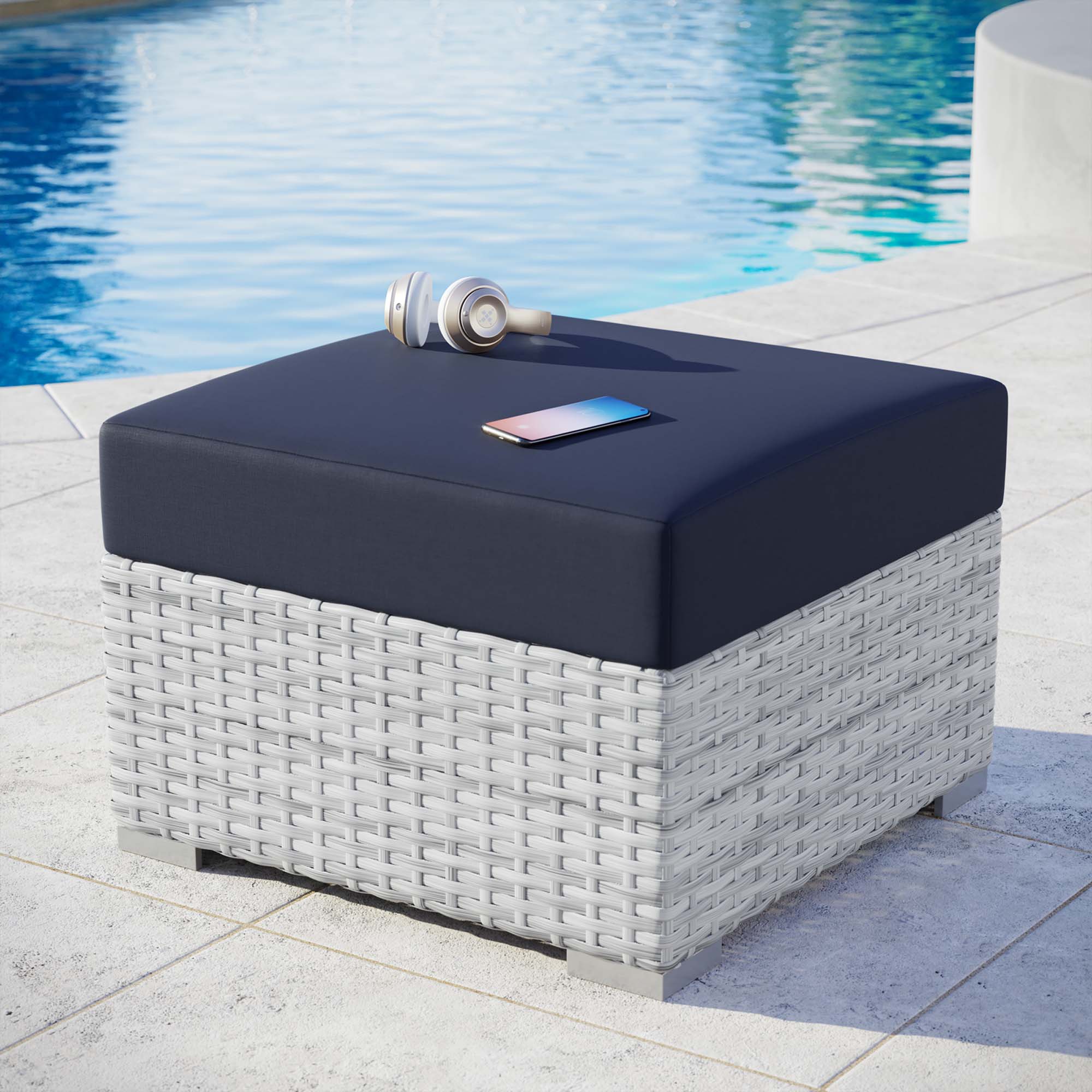 Modway Convene Outdoor Patio Ottoman