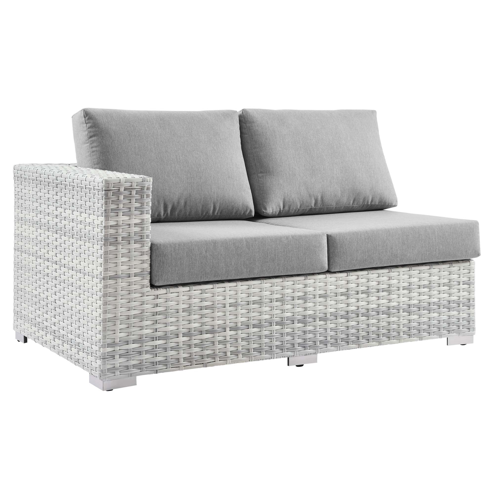 Modway Convene Outdoor Patio Left-Arm Loveseat