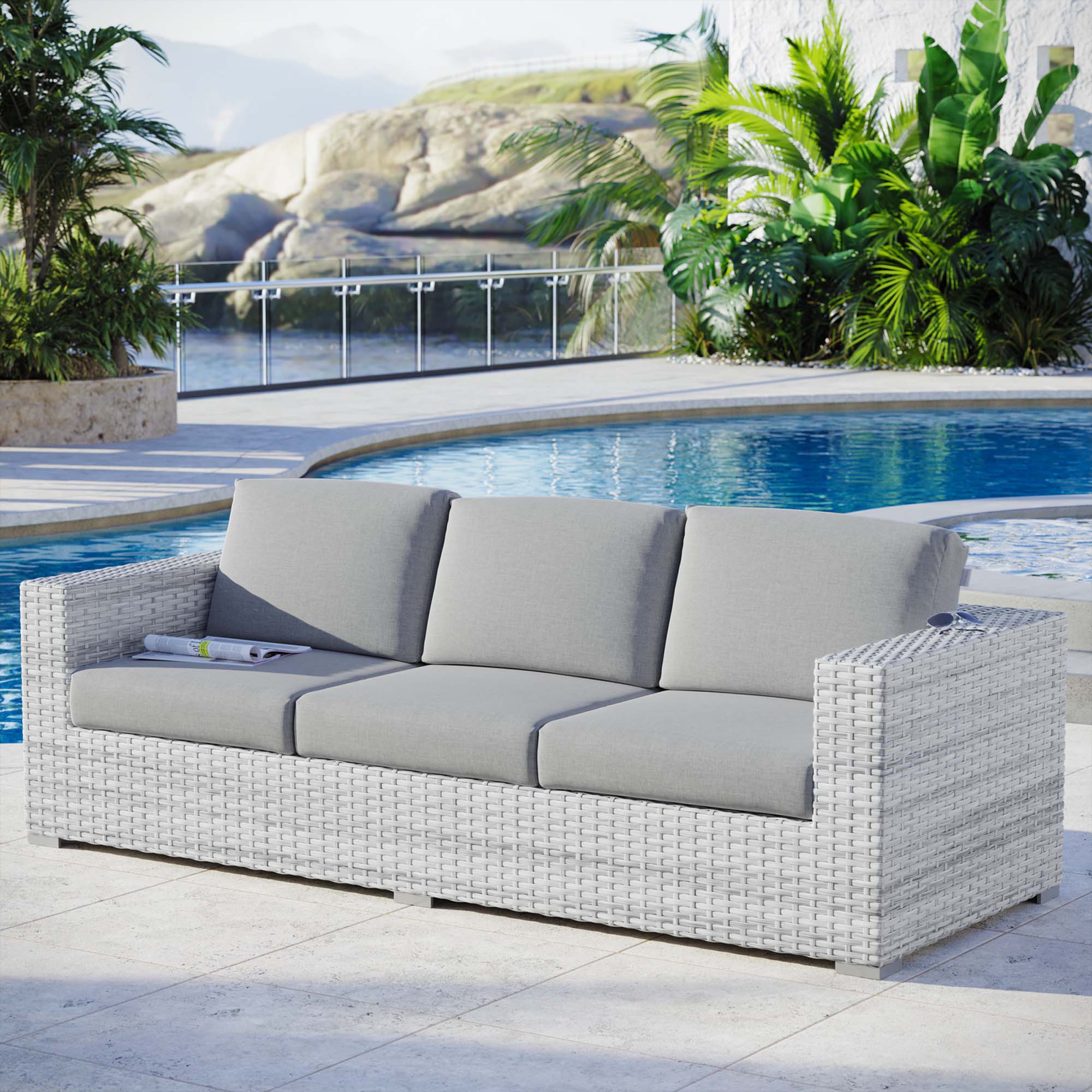 Modway Convene Outdoor Patio Sofa