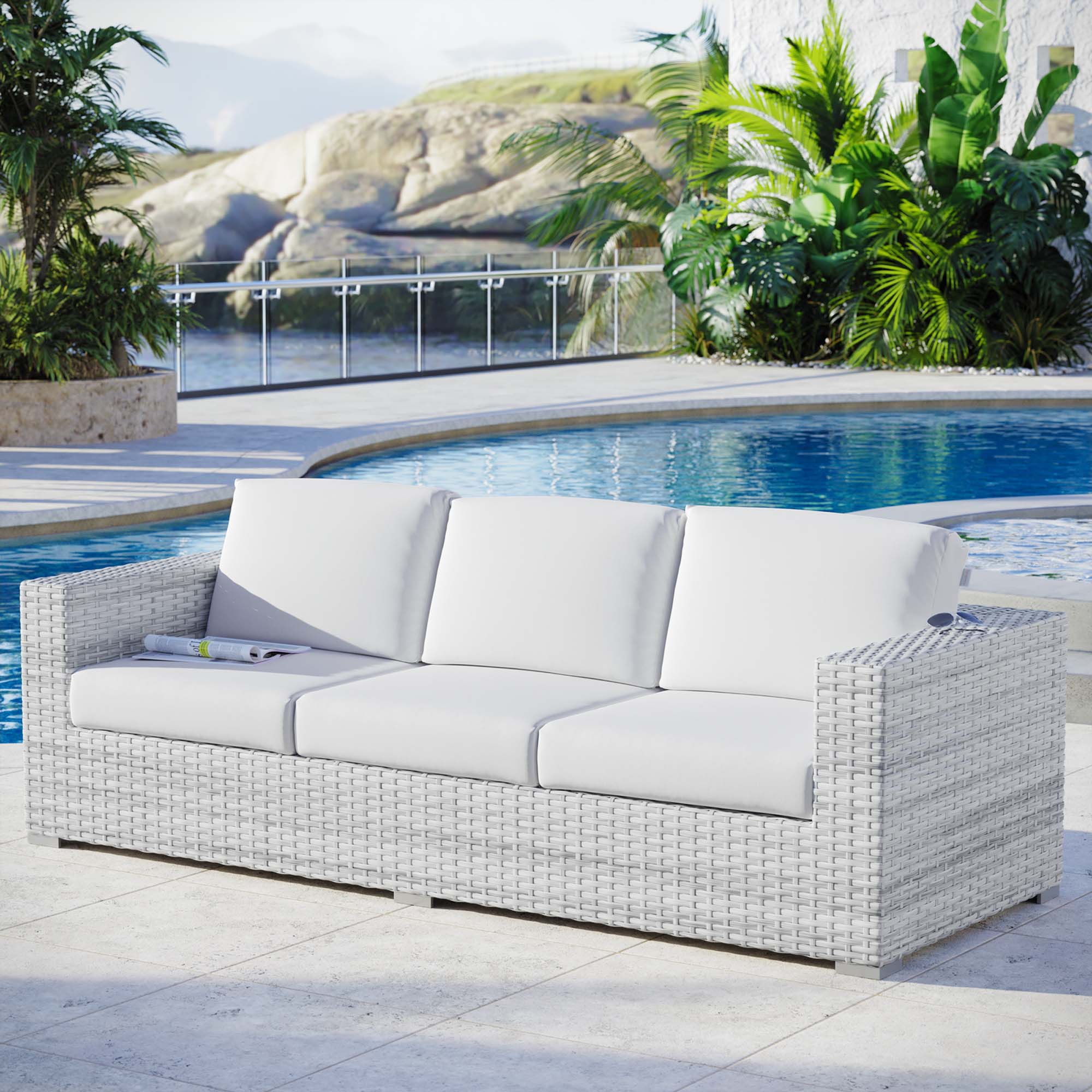 Modway Convene Outdoor Patio Sofa