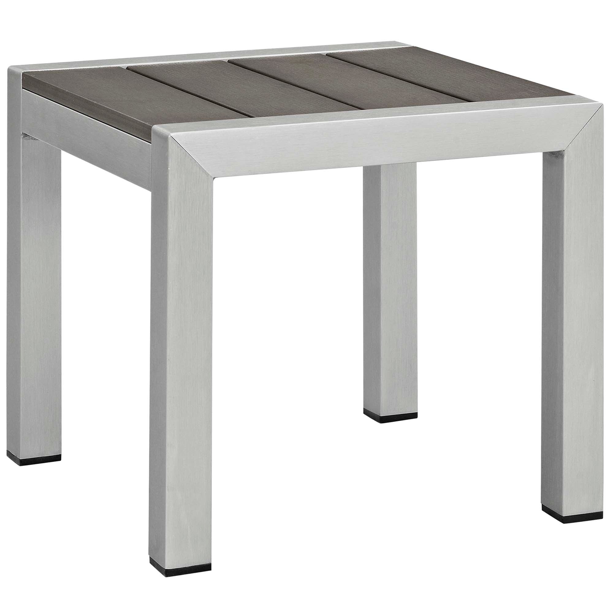 Modway Shore 7 Piece Sunbrella® Fabric Outdoor Patio Aluminum Set