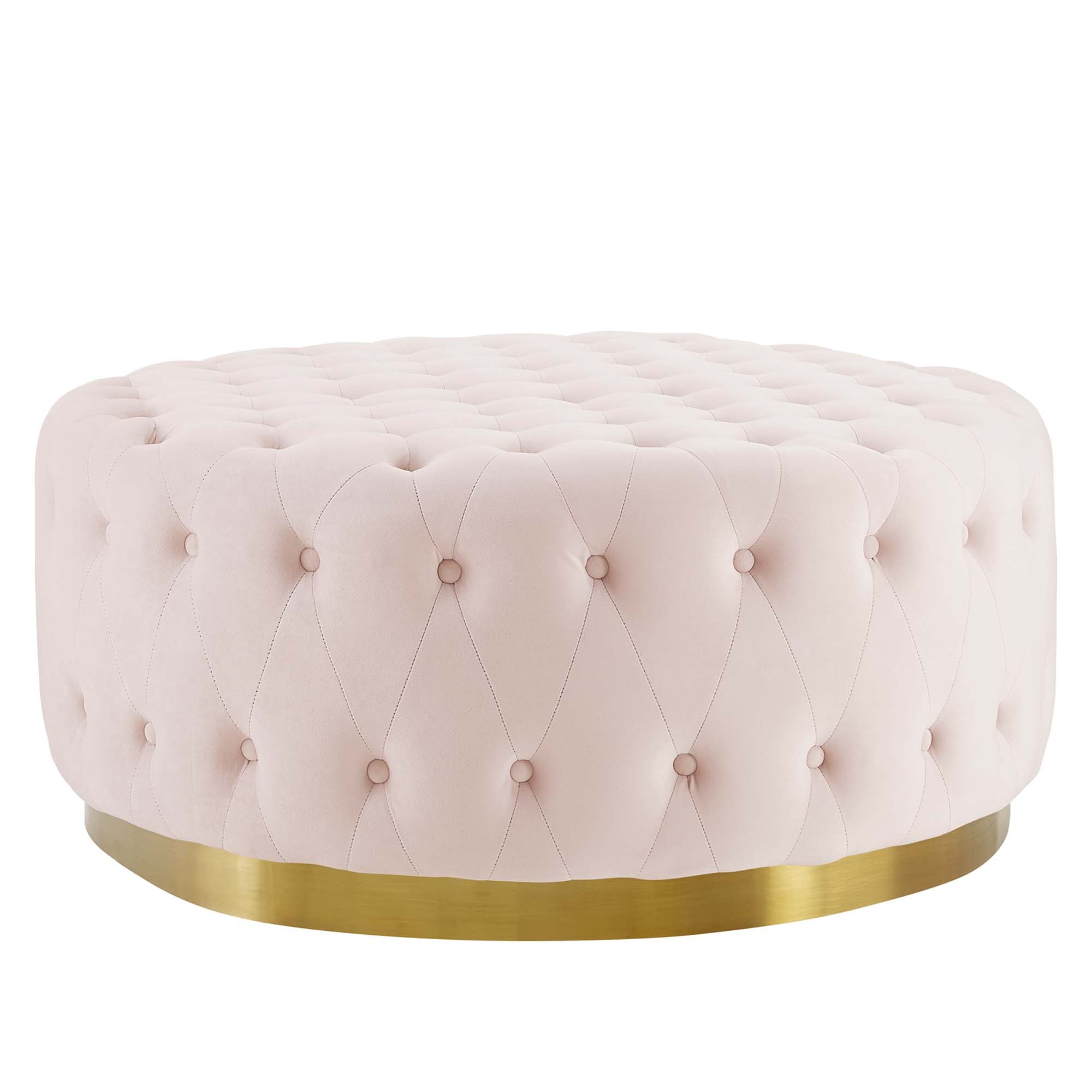 Modway Ensconce Tufted Performance Velvet Round Ottoman