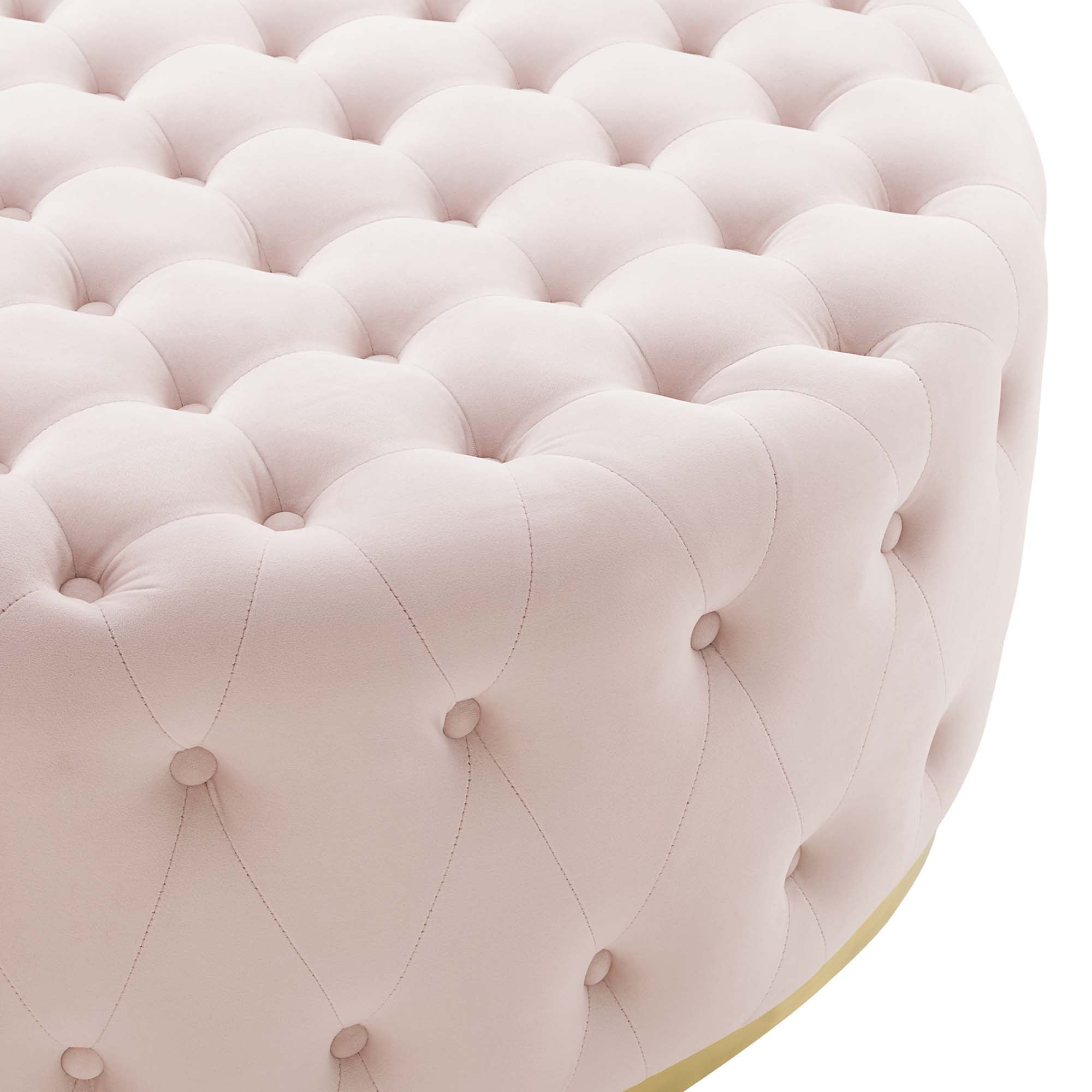 Modway Ensconce Tufted Performance Velvet Round Ottoman