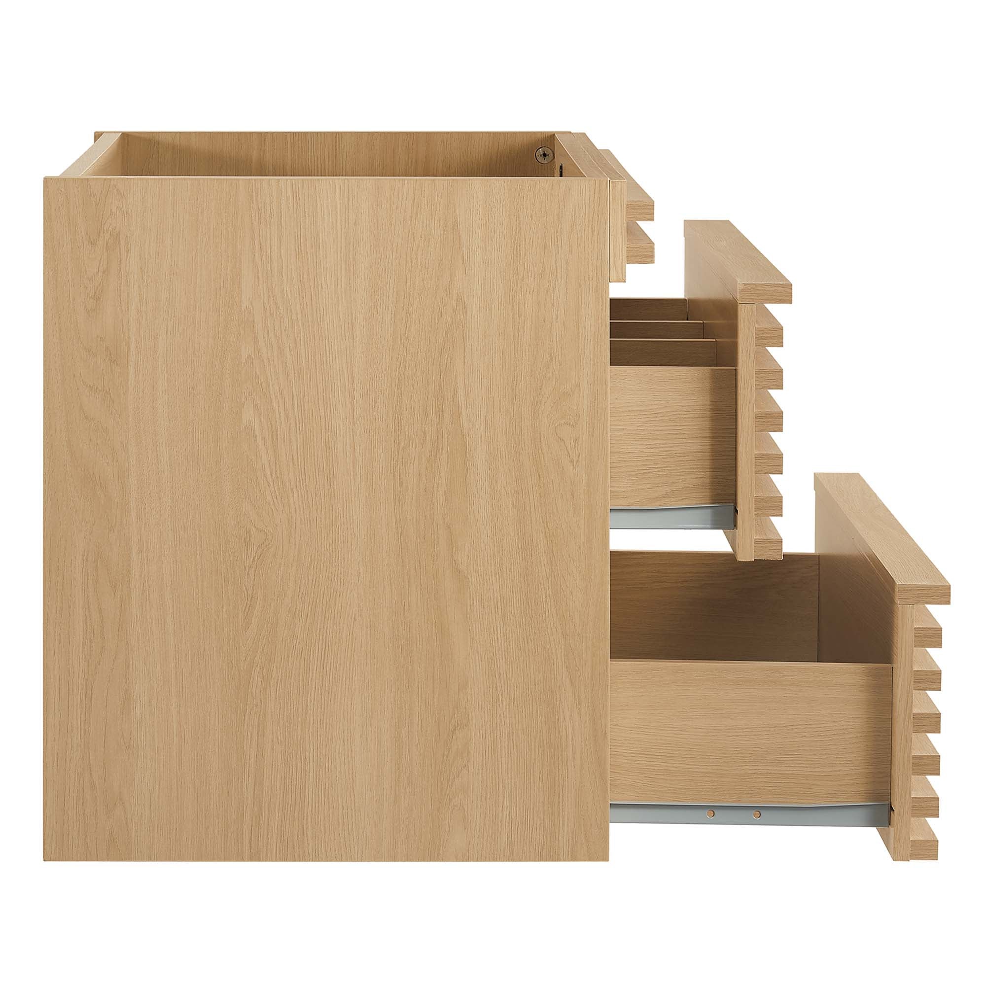 Modway Render 24" Wall-Mount Bathroom Vanity Cabinet (Sink Basin Not Included)