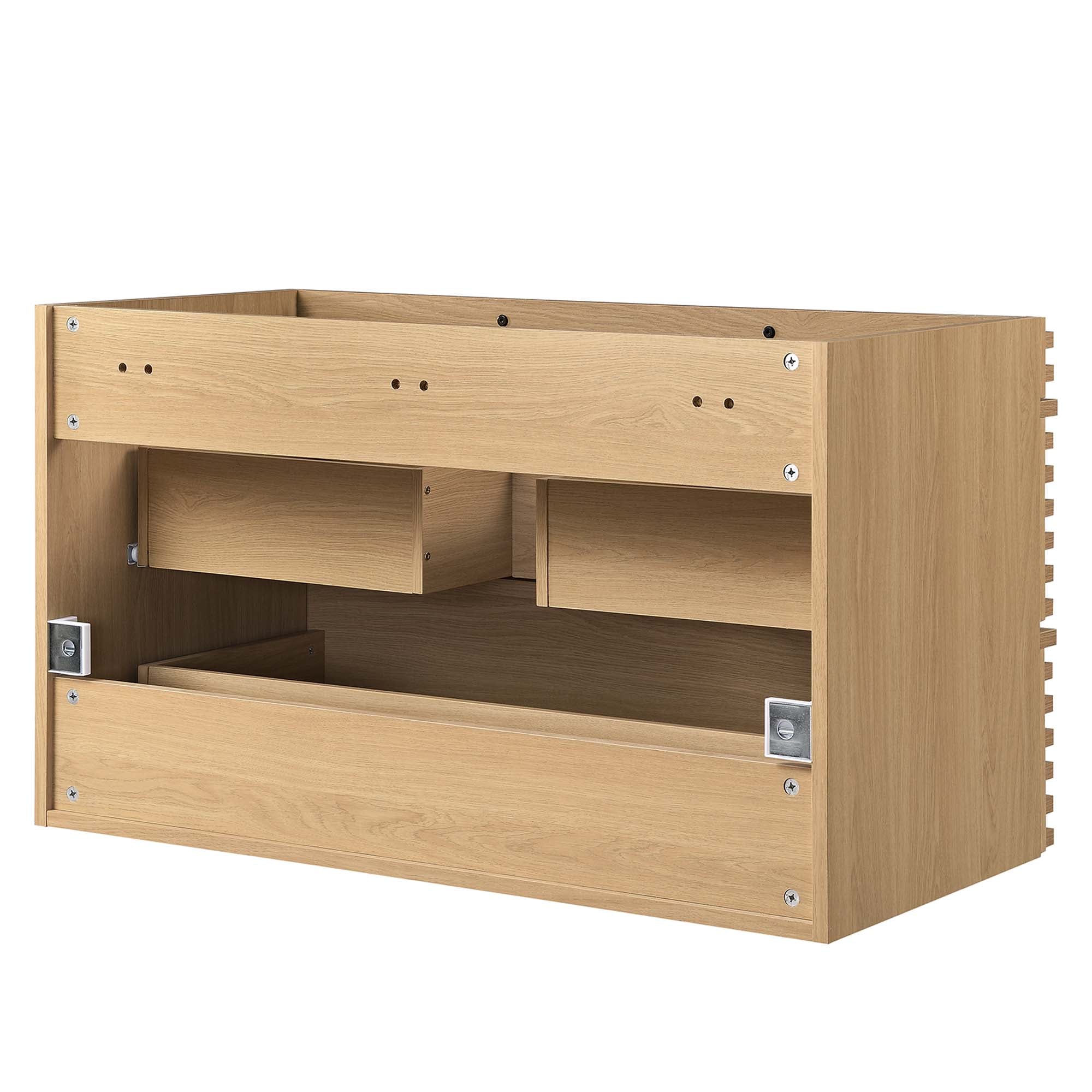 Modway Render 36" Wall-Mount Bathroom Vanity Cabinet (Sink Basin Not Included)