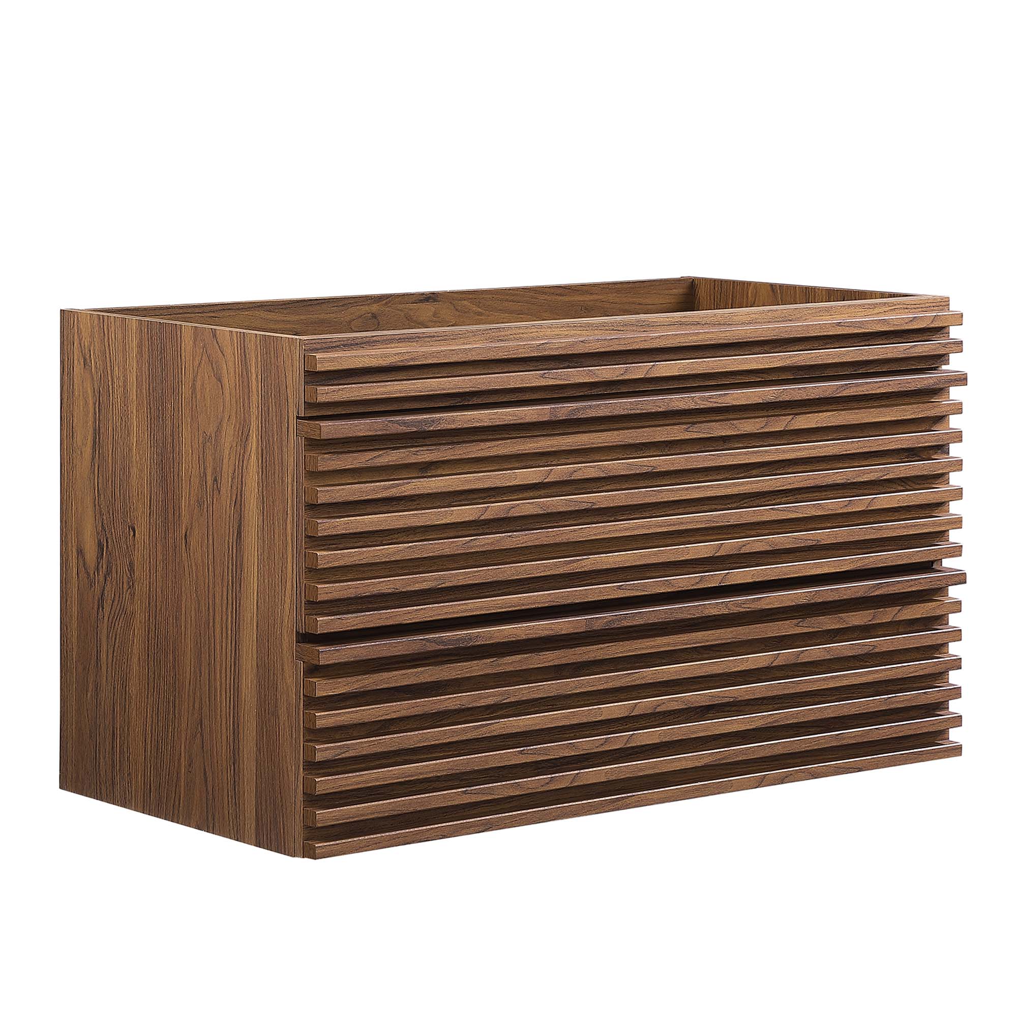 Modway Render 36" Wall-Mount Bathroom Vanity Cabinet (Sink Basin Not Included)