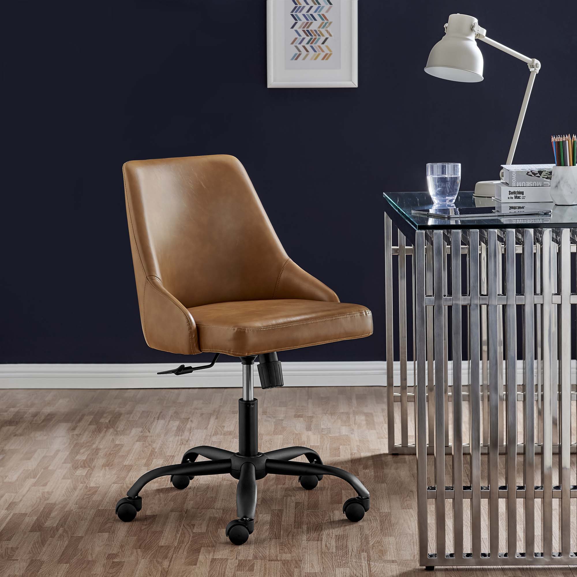 Modway Designate Swivel Vegan Leather Office Chair