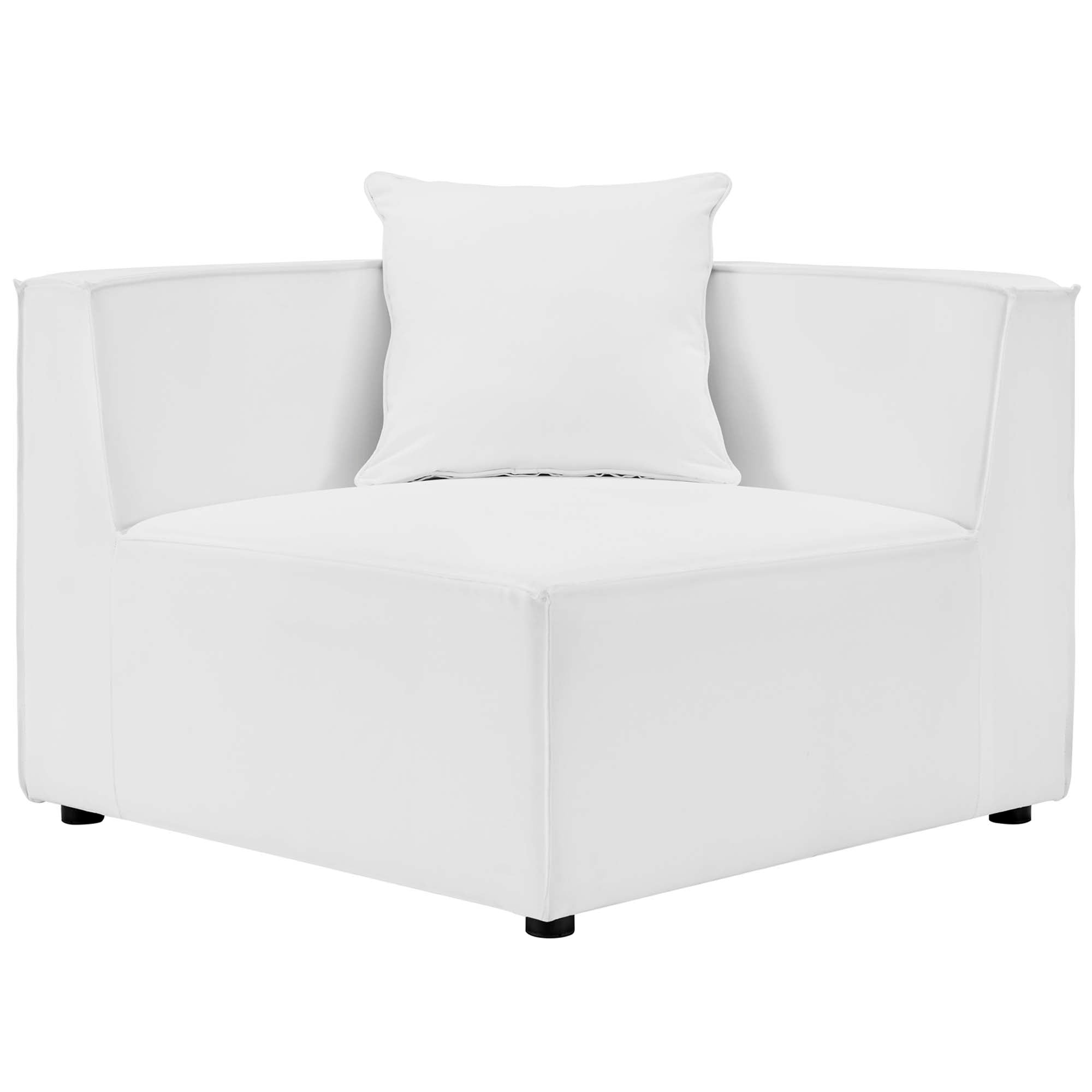 Modway Saybrook 5-Piece Outdoor Patio Upholstered Sectional Sofa