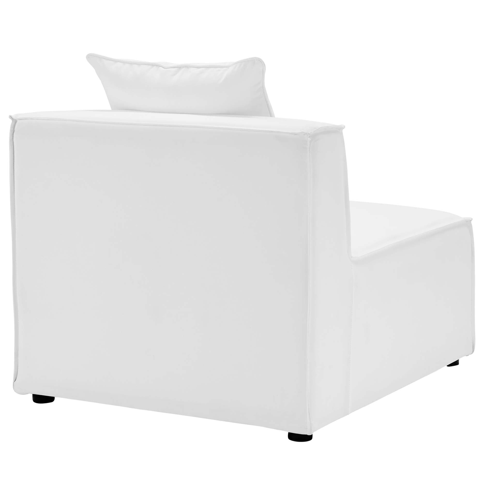 Modway Saybrook 5-Piece Outdoor Patio Upholstered Sectional Sofa