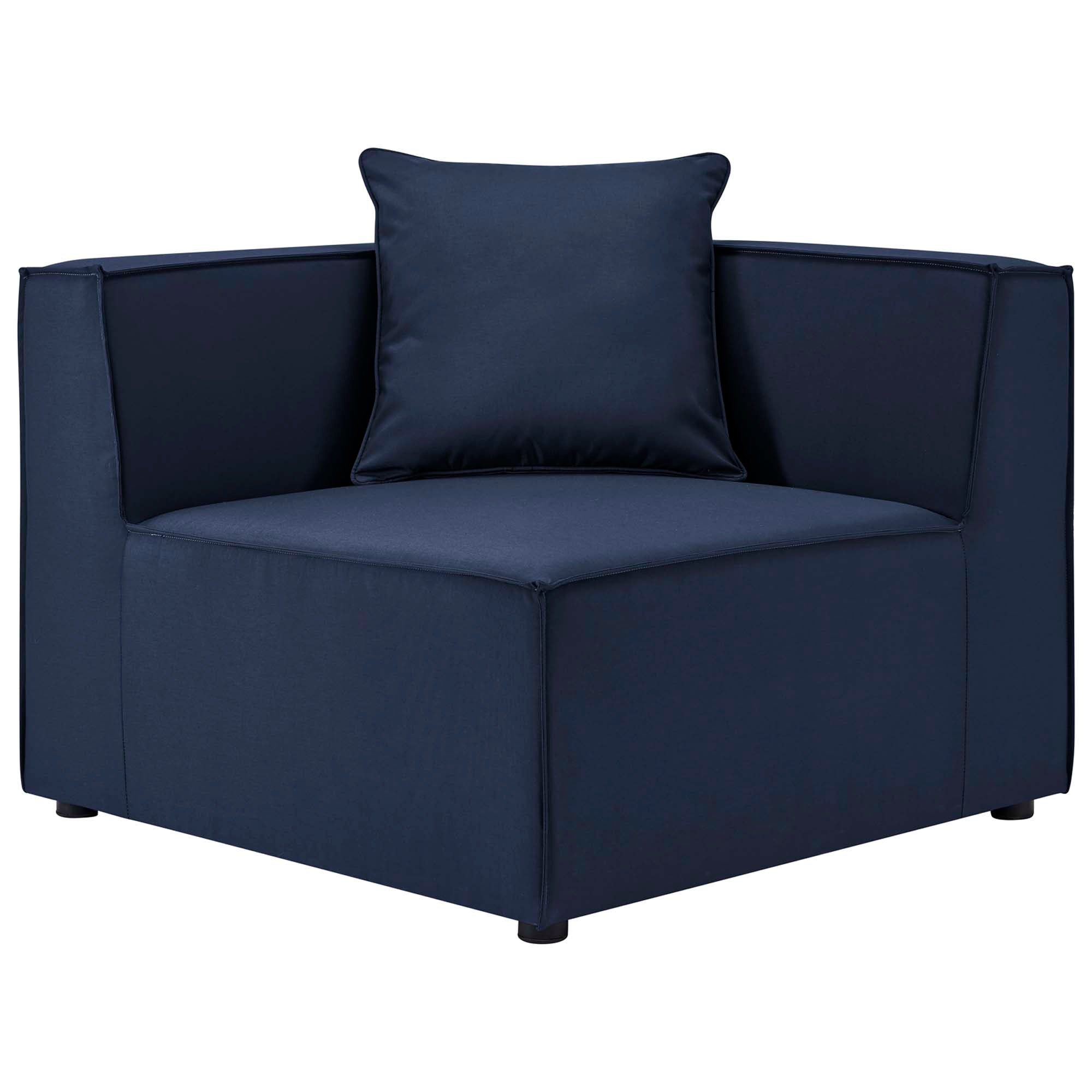 Modway Saybrook 6-Piece Outdoor Patio Upholstered Sectional Sofa