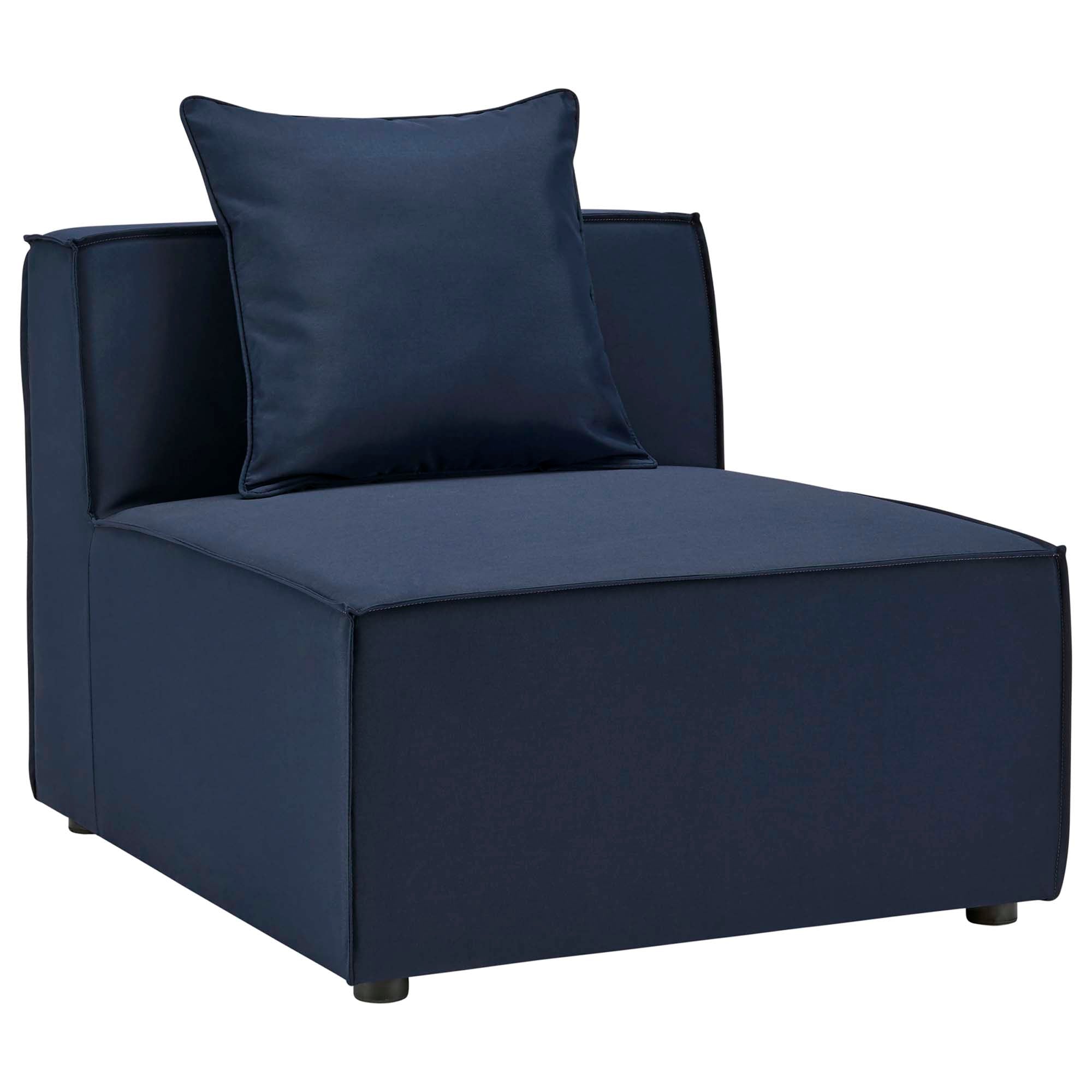 Modway Saybrook 6-Piece Outdoor Patio Upholstered Sectional Sofa