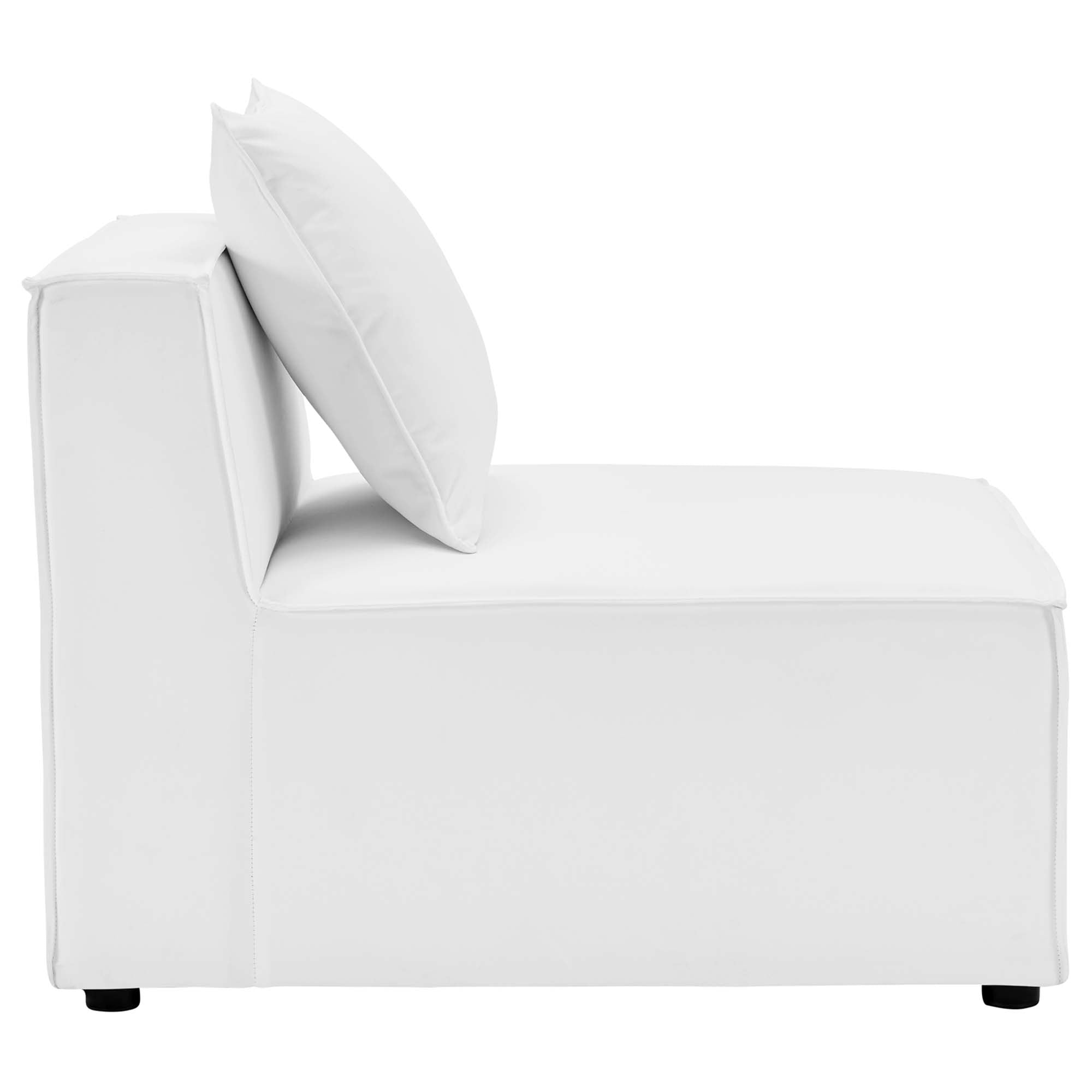 Modway Saybrook 6-Piece Outdoor Patio Upholstered Sectional Sofa