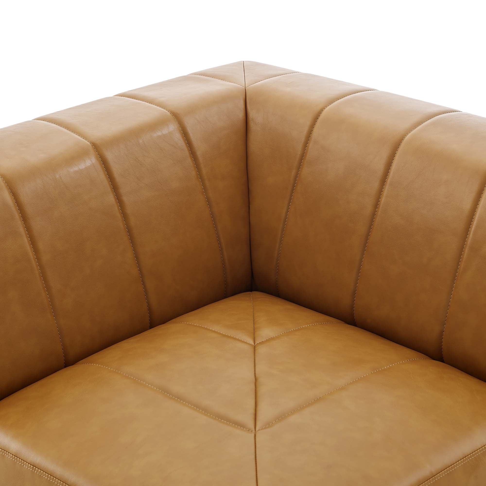 Modway Bartlett Vegan Leather Corner Chair