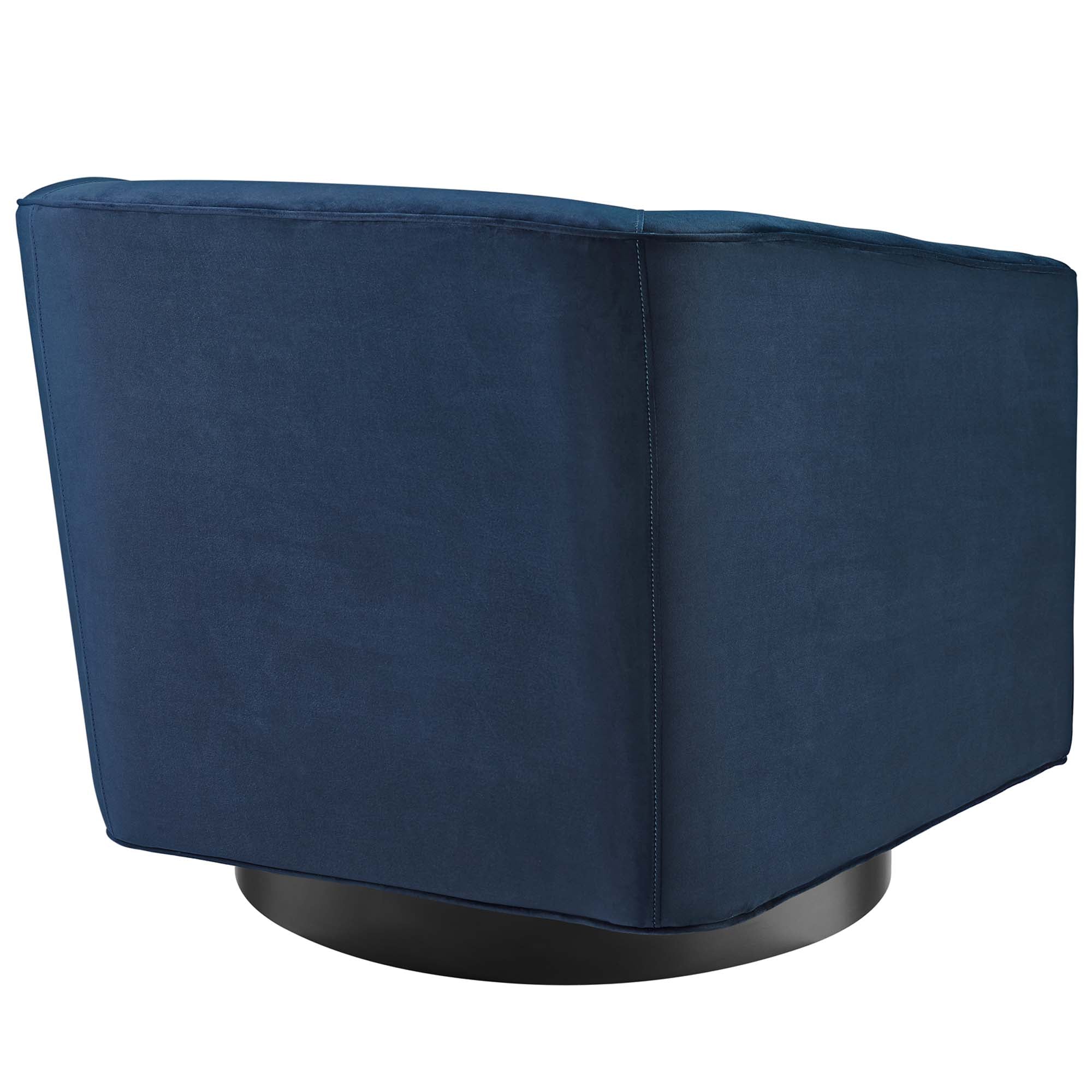 Modway Twist Performance Velvet Swivel Chair Set of 2