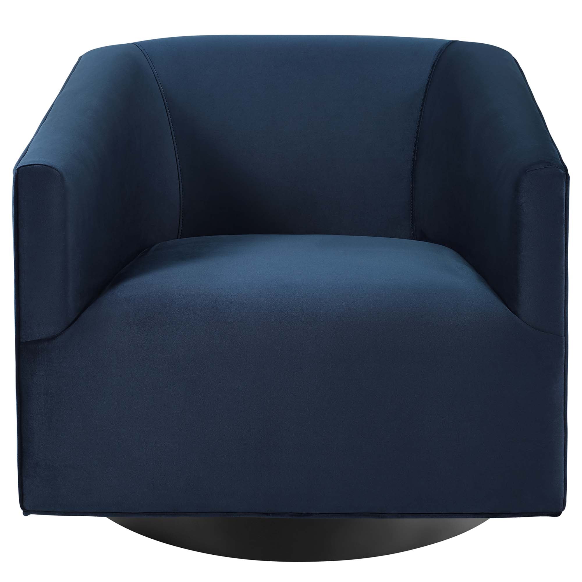 Modway Twist Performance Velvet Swivel Chair Set of 2