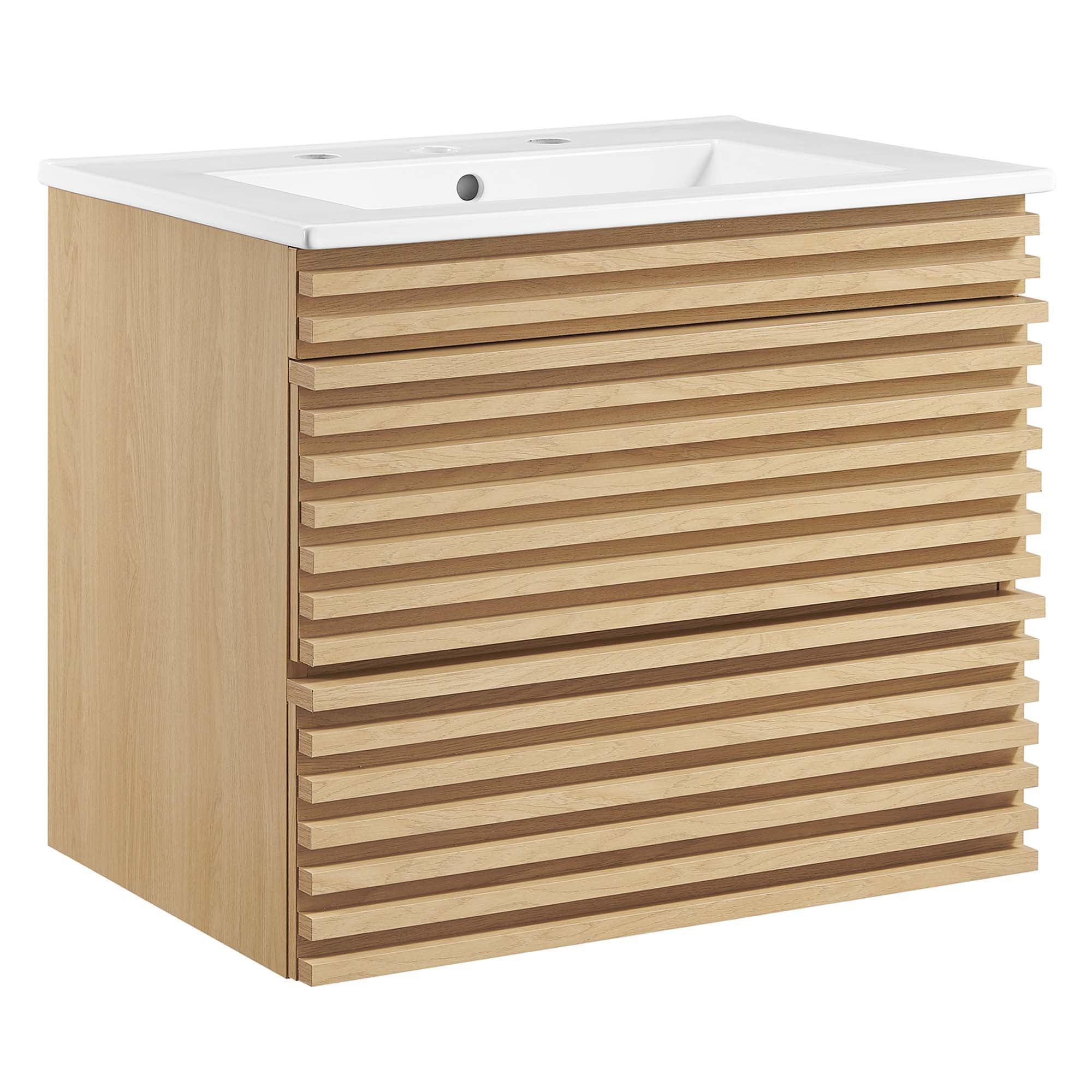 Modway Render 24" Wall-Mount Bathroom Vanity