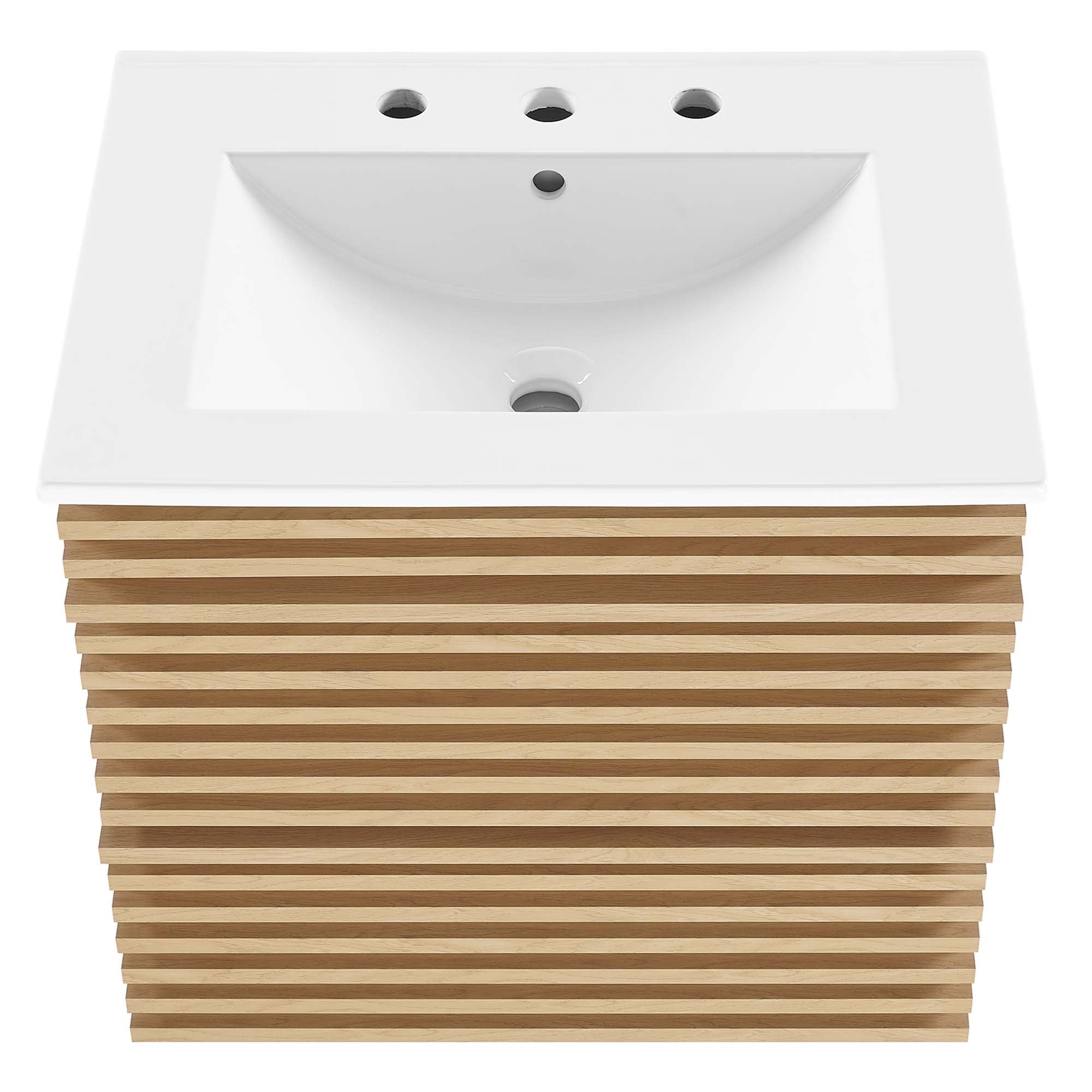 Modway Render 24" Wall-Mount Bathroom Vanity
