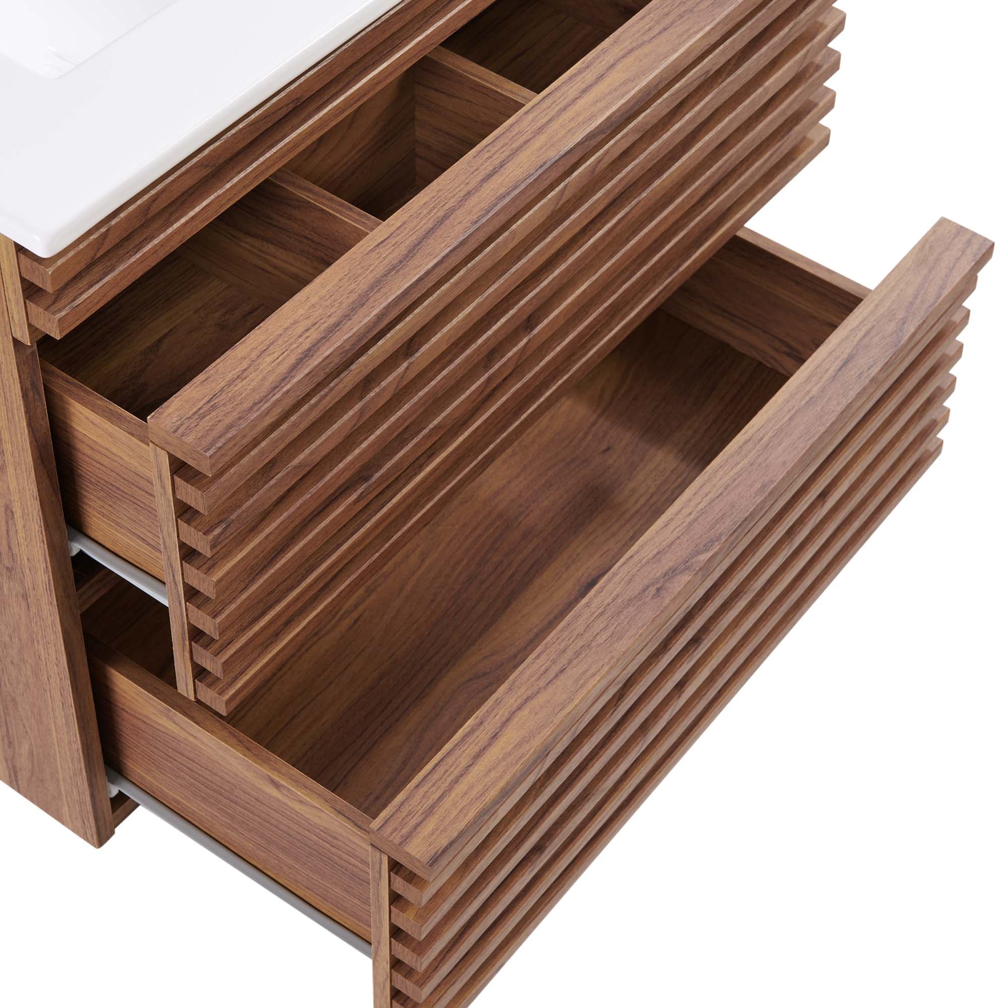 Modway Render 24" Wall-Mount Bathroom Vanity
