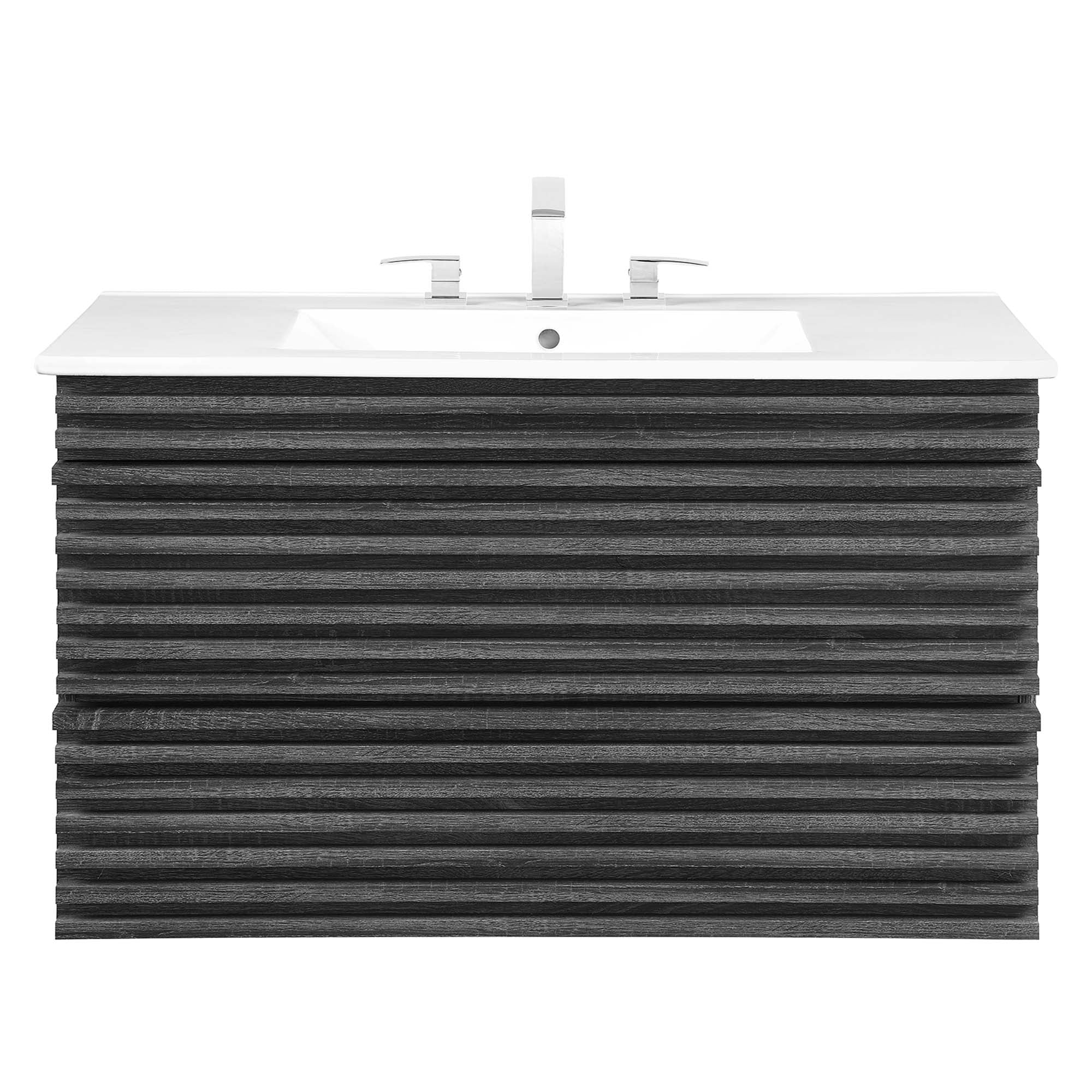 Modway Render 36" Wall-Mount Bathroom Vanity