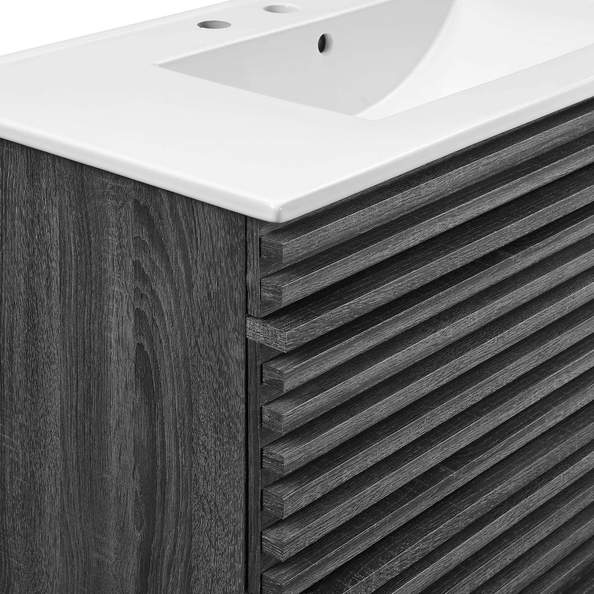 Modway Render 36" Wall-Mount Bathroom Vanity