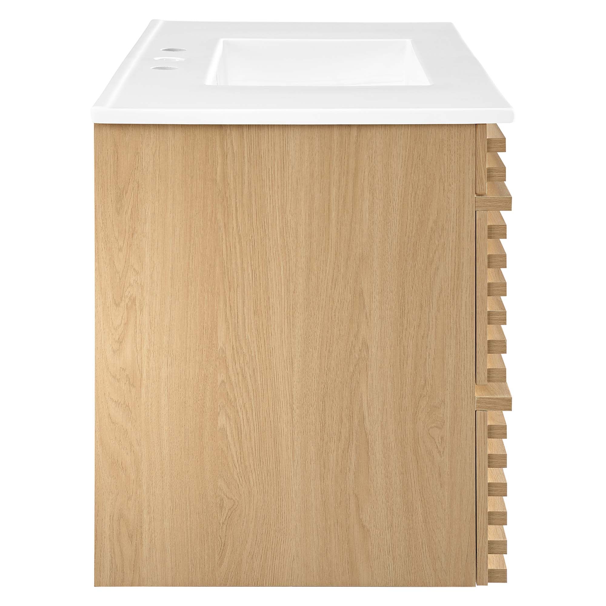 Modway Render 36" Wall-Mount Bathroom Vanity