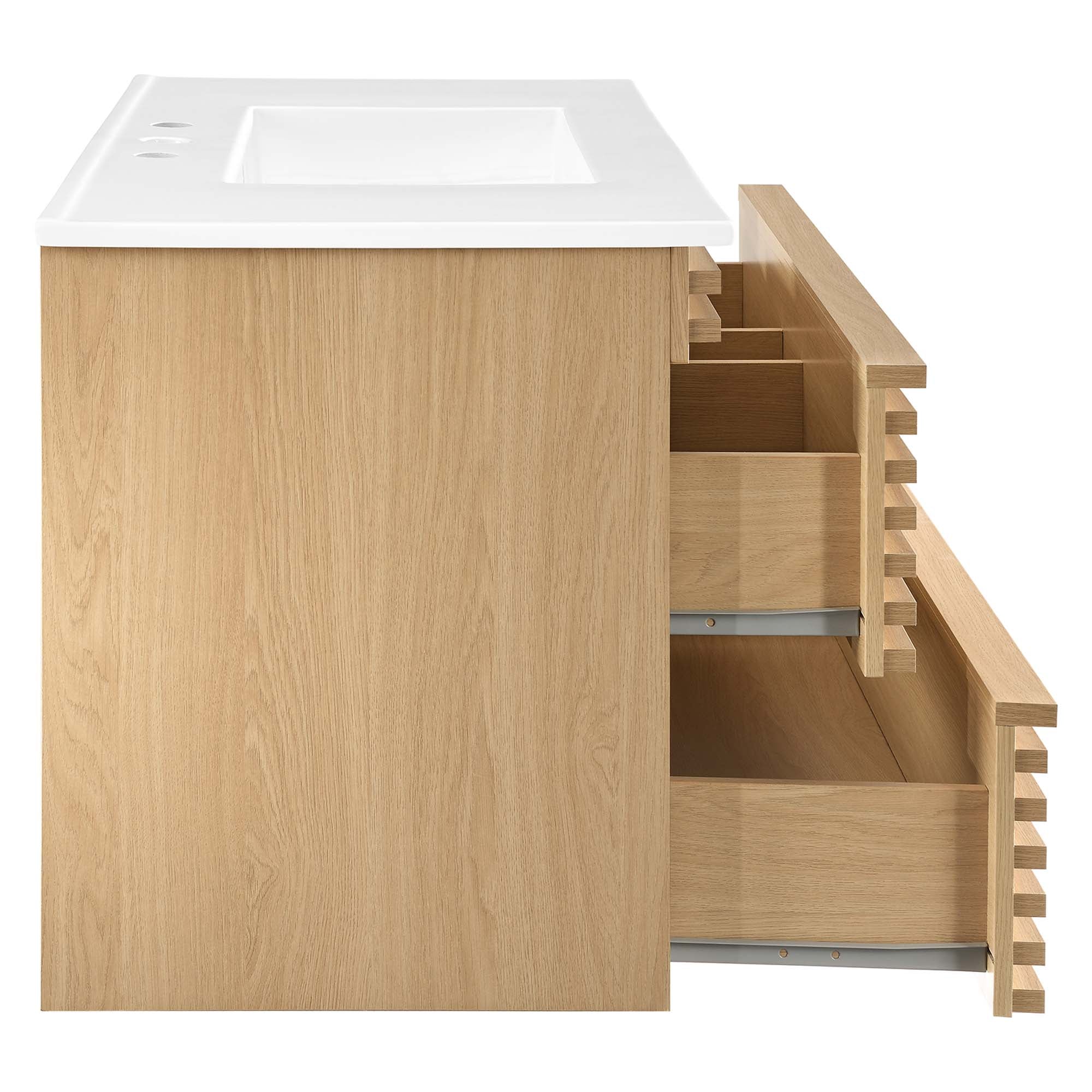 Modway Render 36" Wall-Mount Bathroom Vanity