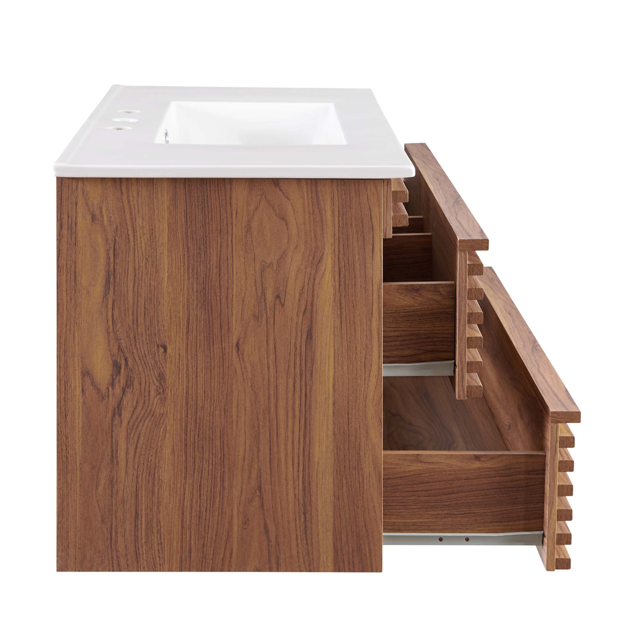 Modway Render 36" Wall-Mount Bathroom Vanity