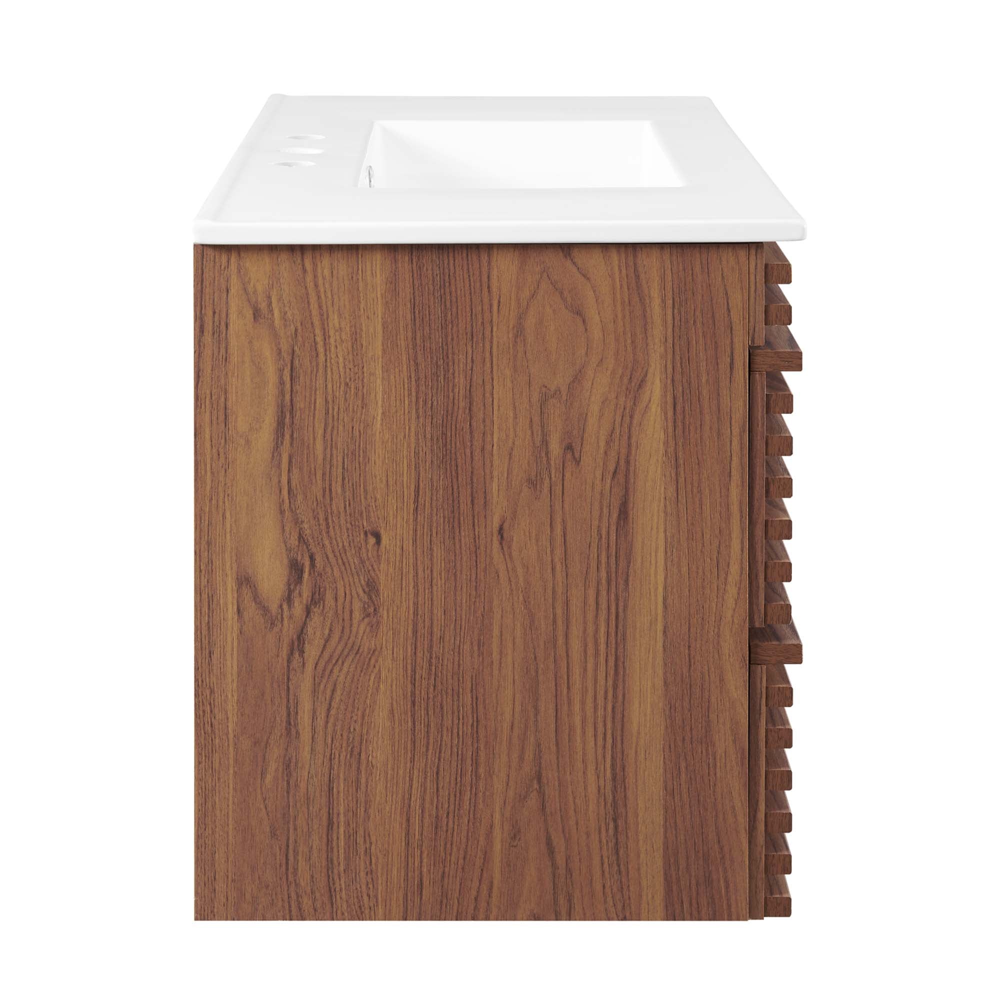 Modway Render 36" Wall-Mount Bathroom Vanity