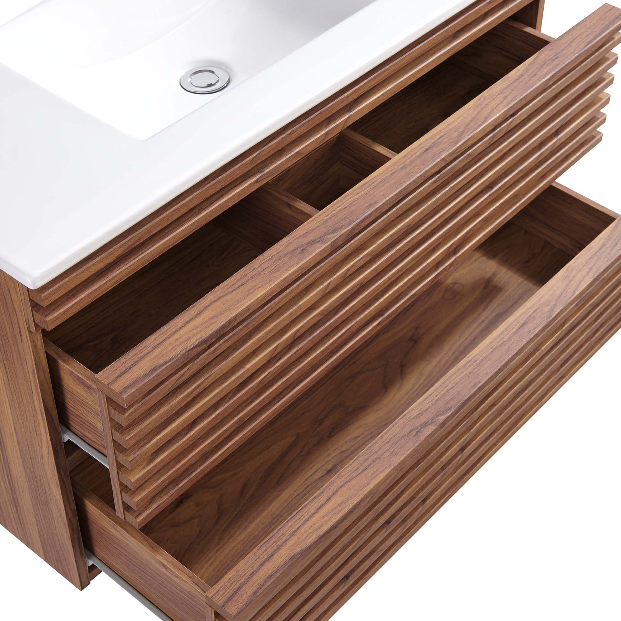 Modway Render 36" Wall-Mount Bathroom Vanity