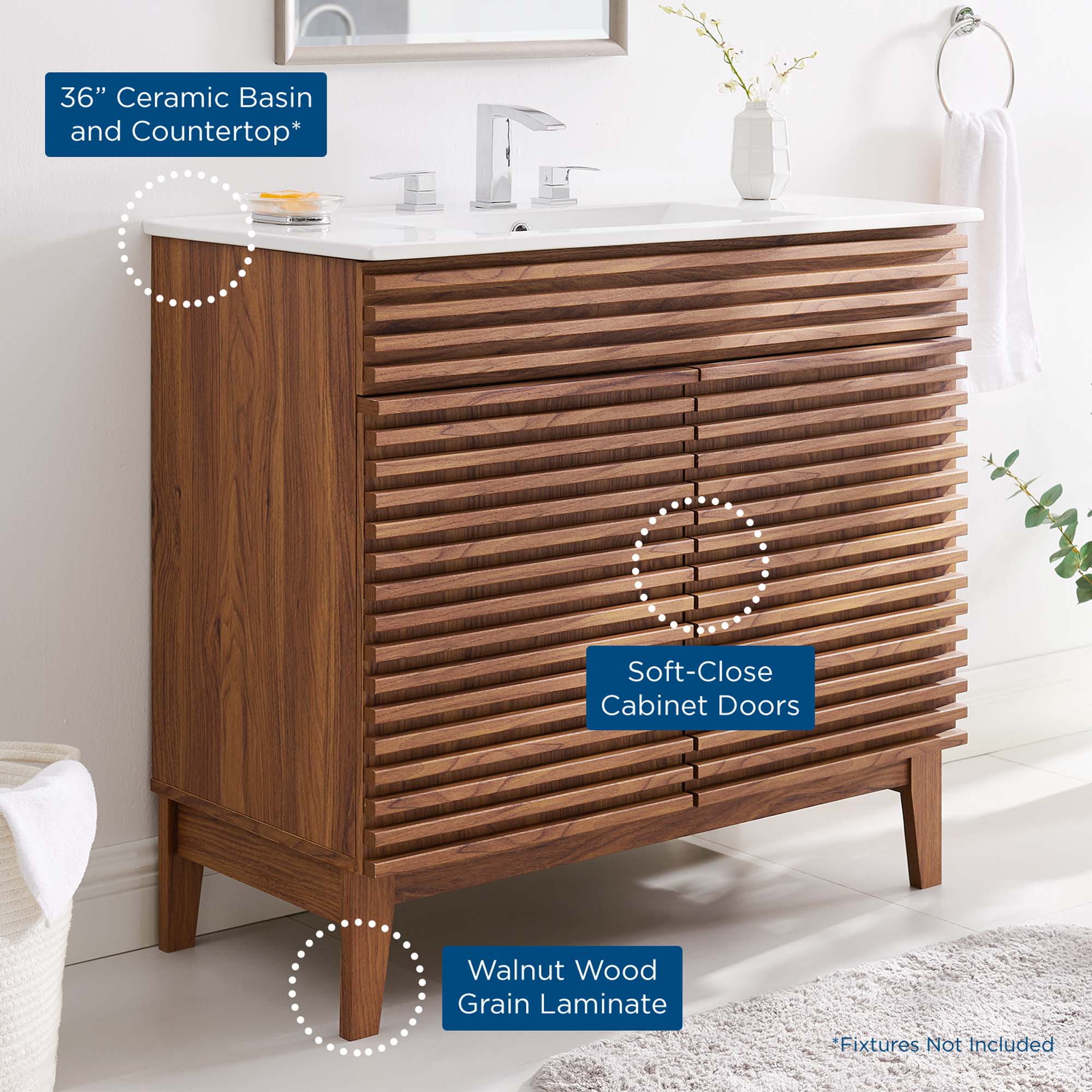 Modway Render 36" Bathroom Vanity