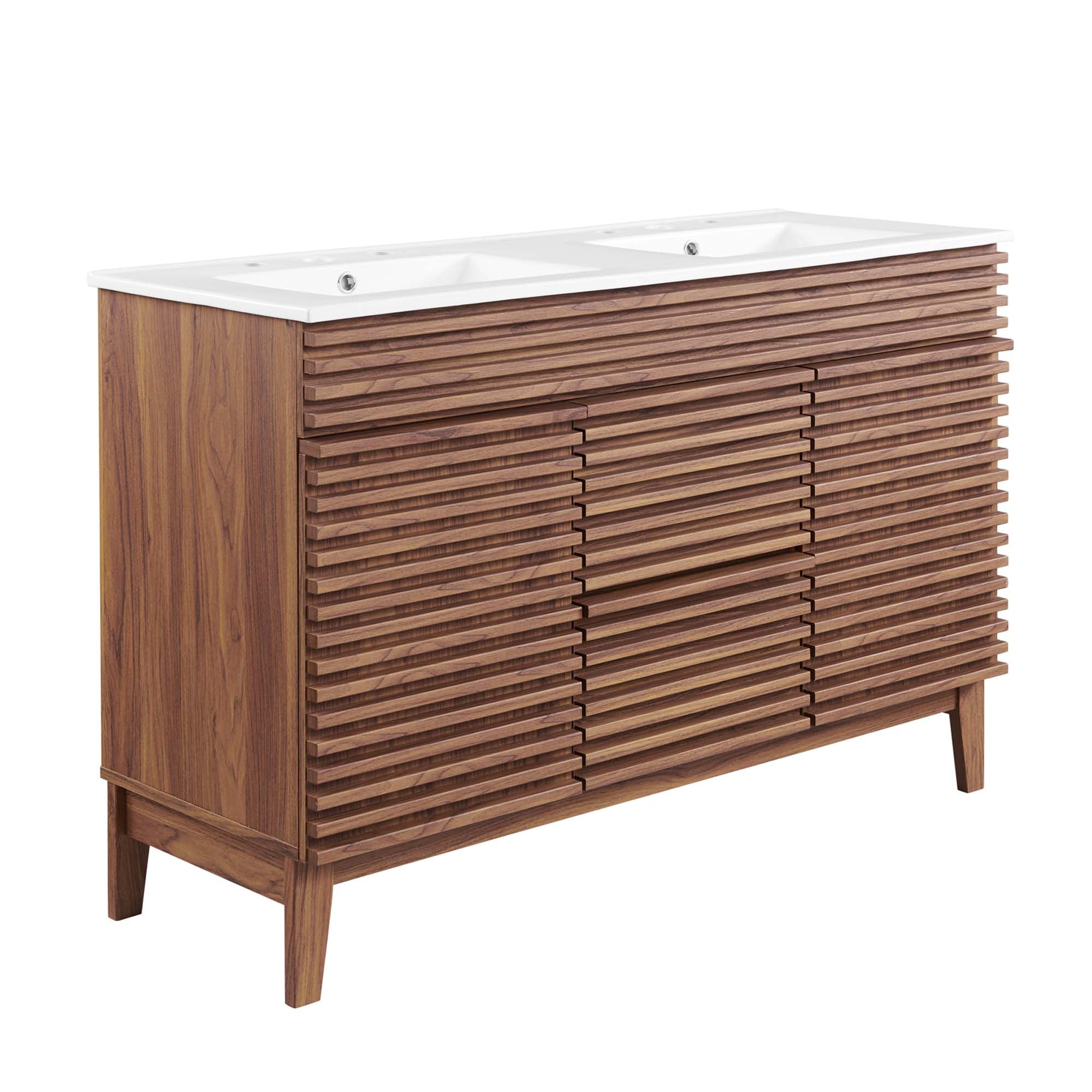 Modway Render 48" Double Sink Bathroom Vanity