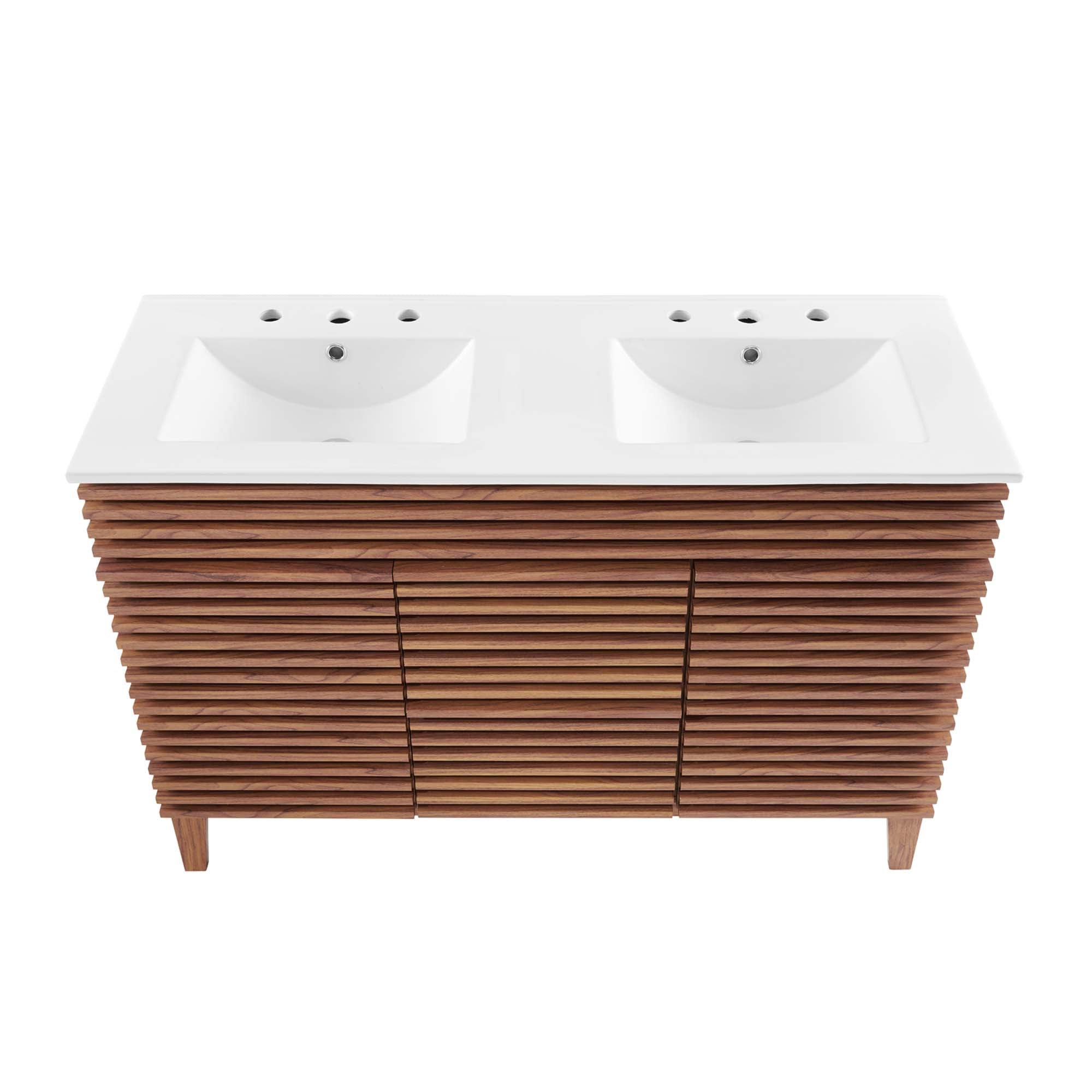Modway Render 48" Double Sink Bathroom Vanity