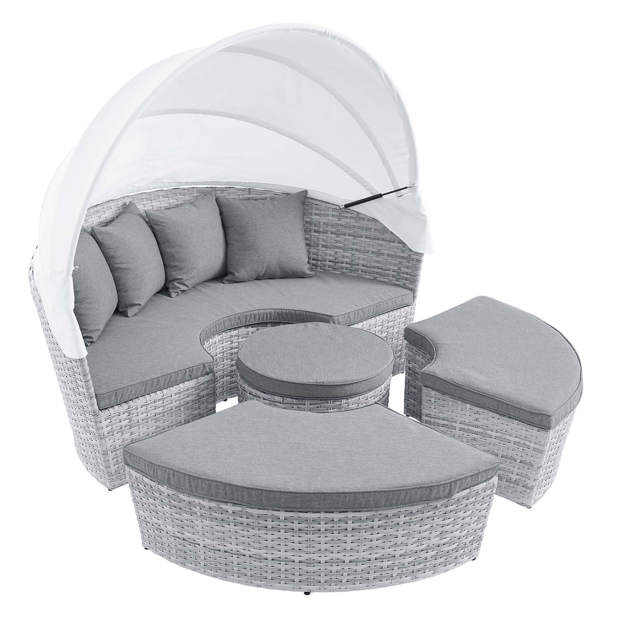 Modway Scottsdale Canopy Outdoor Patio Daybed