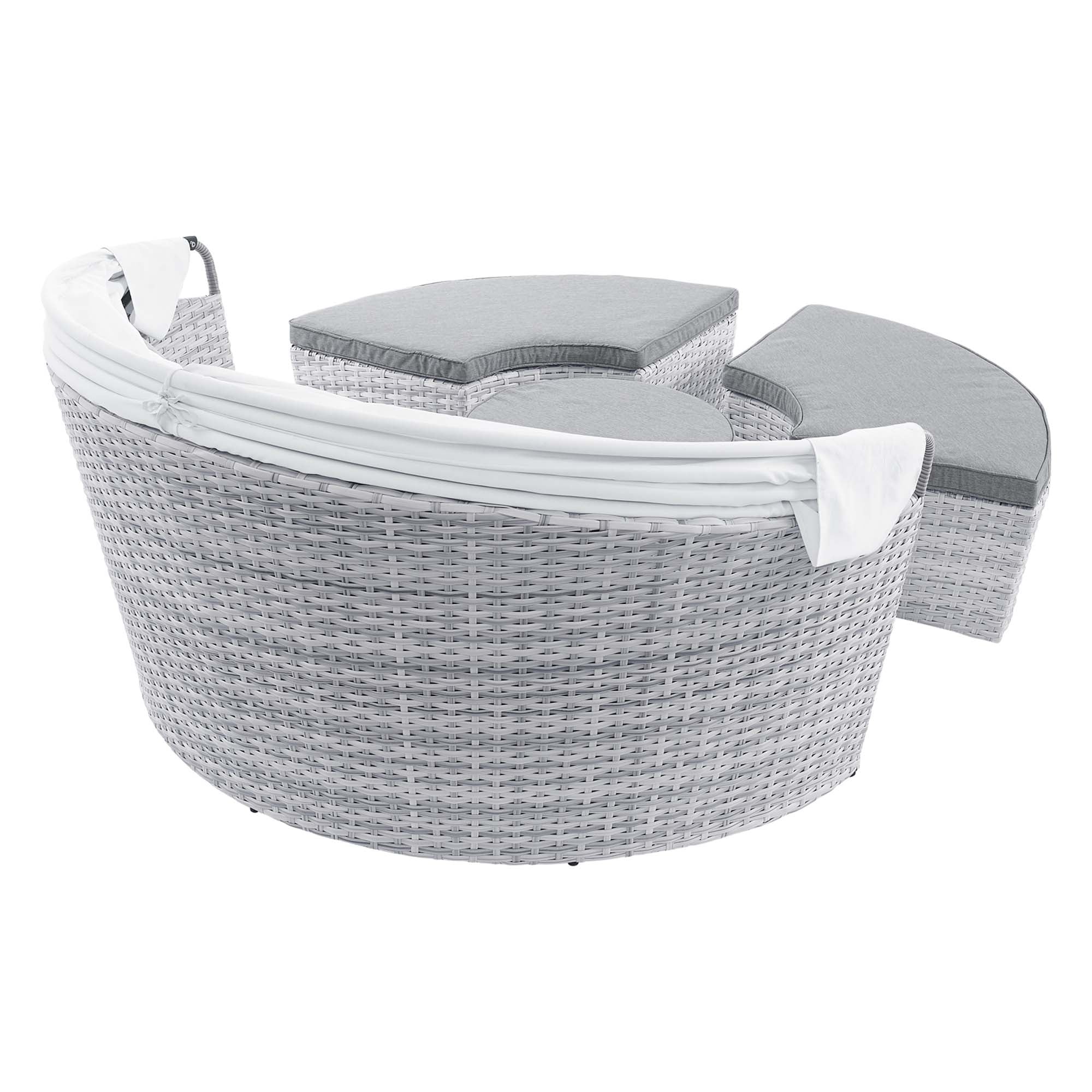 Modway Scottsdale Canopy Outdoor Patio Daybed