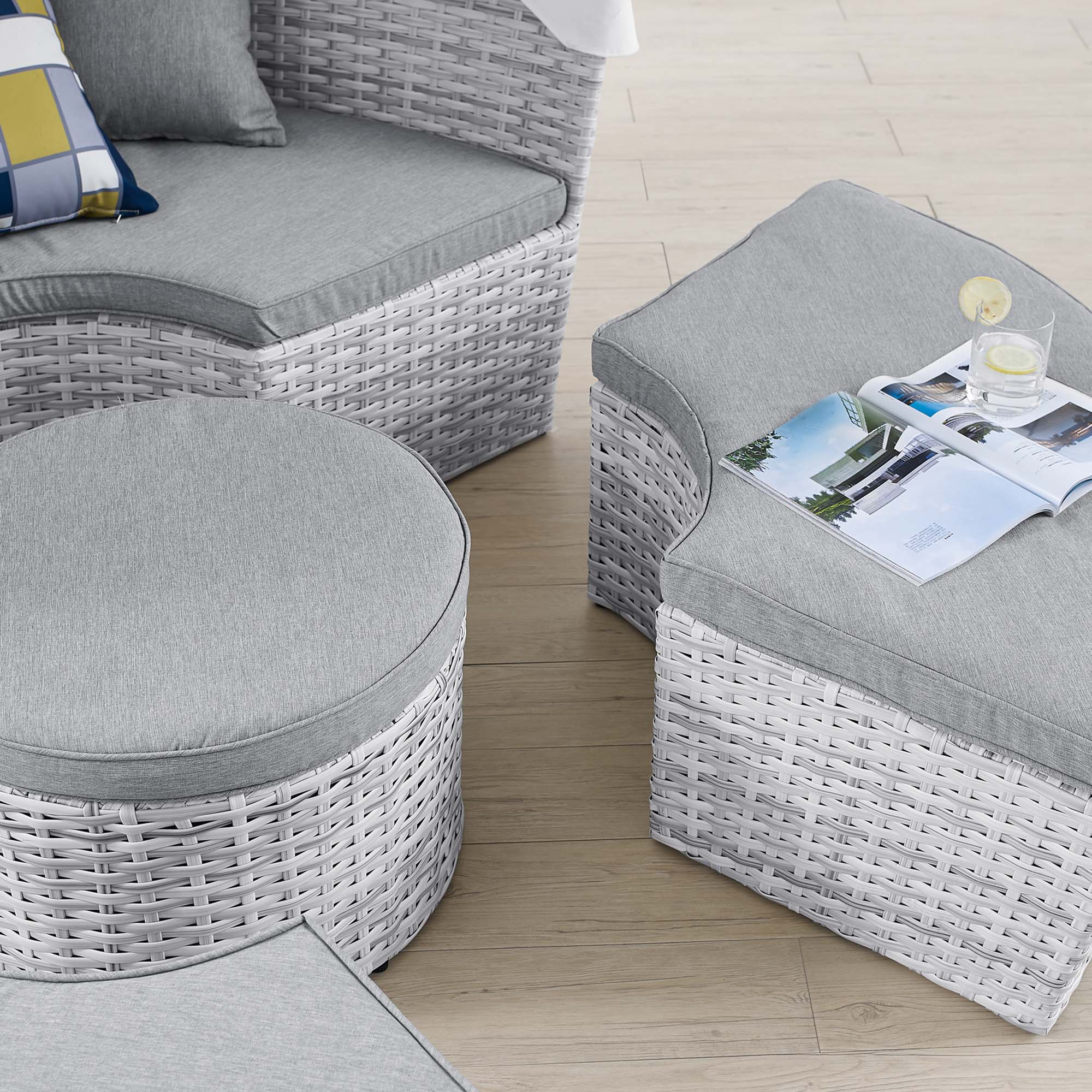 Modway Scottsdale Canopy Outdoor Patio Daybed