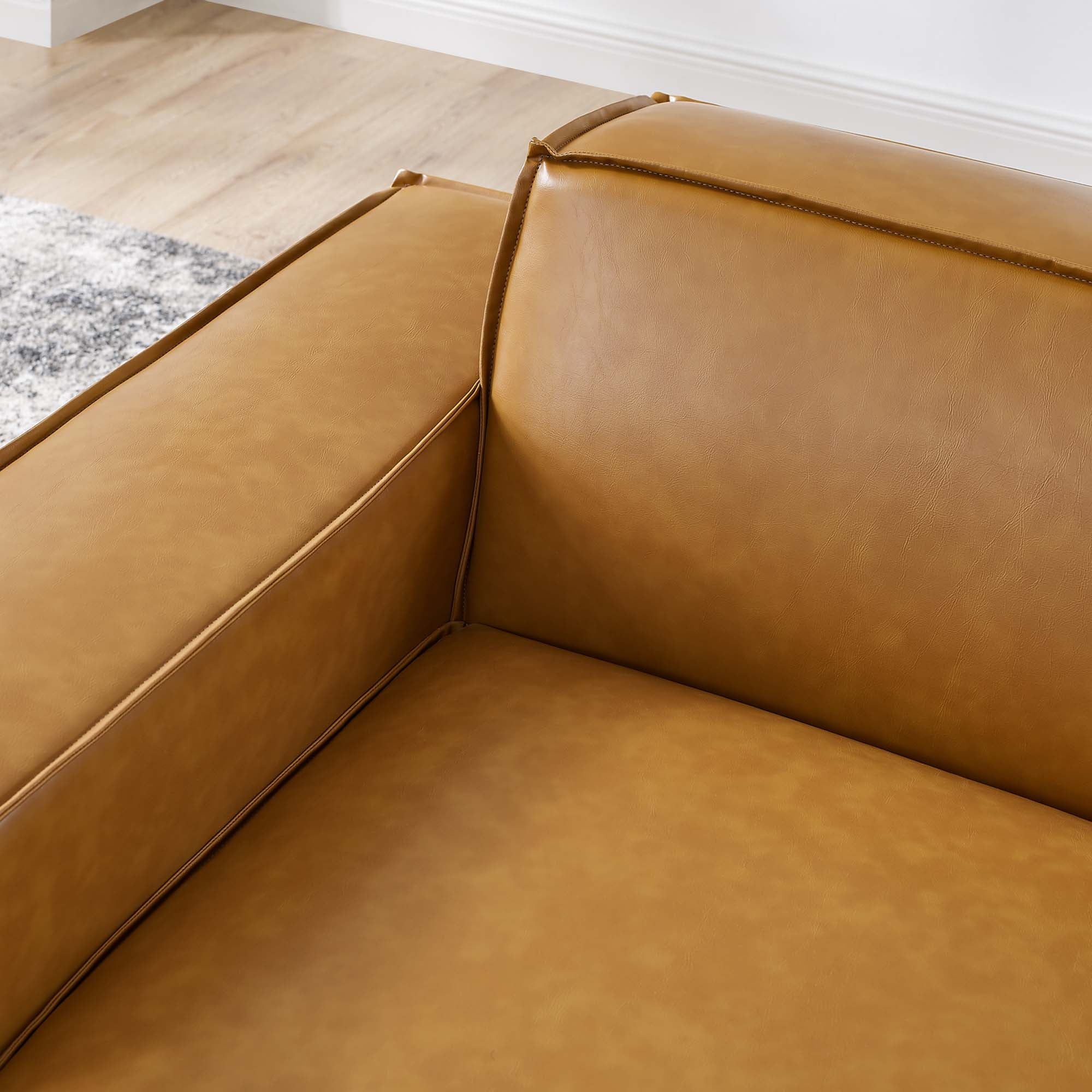 Modway Restore Left-Arm Vegan Leather Sectional Sofa Chair