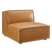 Modway Restore Vegan Leather Sectional Sofa Armless Chair
