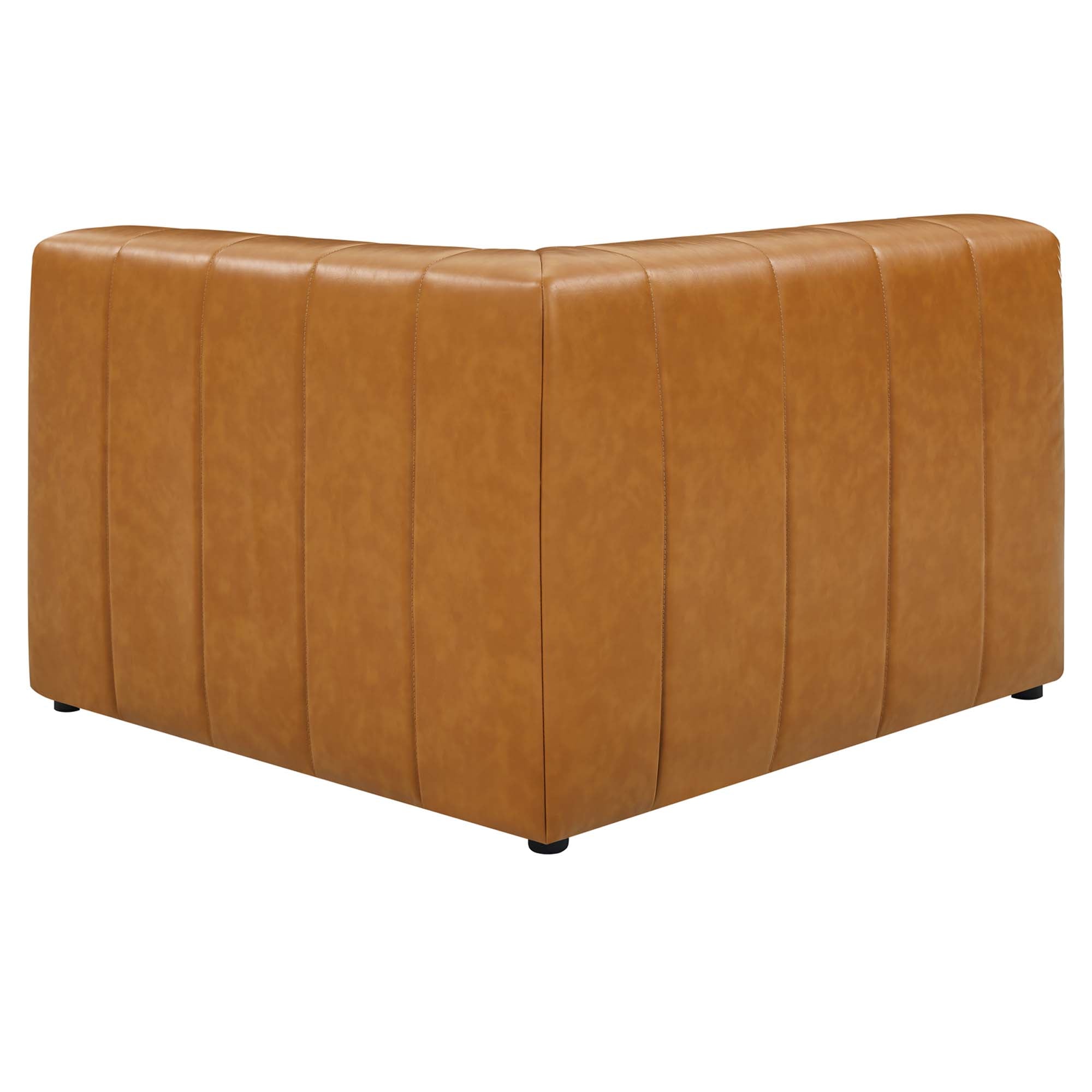 Modway Bartlett 5-Piece Vegan Leather Sectional Sofa