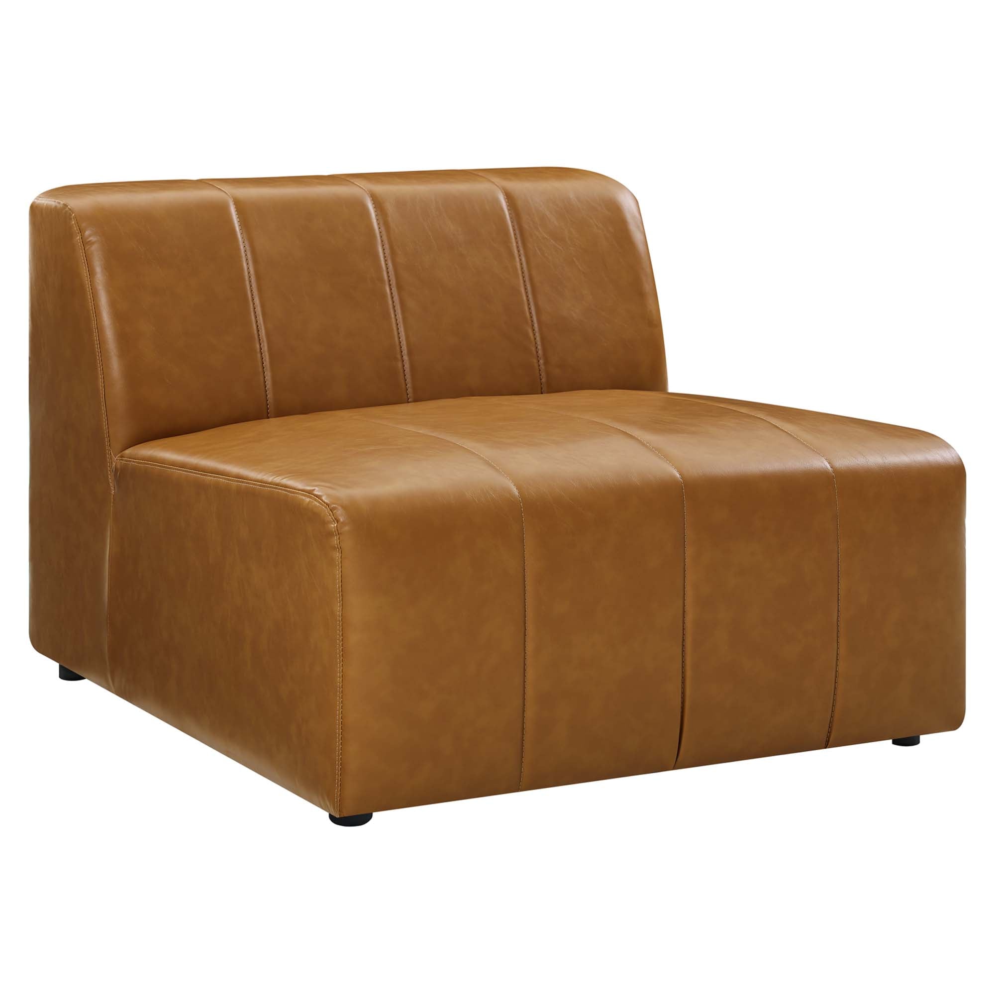 Modway Bartlett 5-Piece Vegan Leather Sectional Sofa