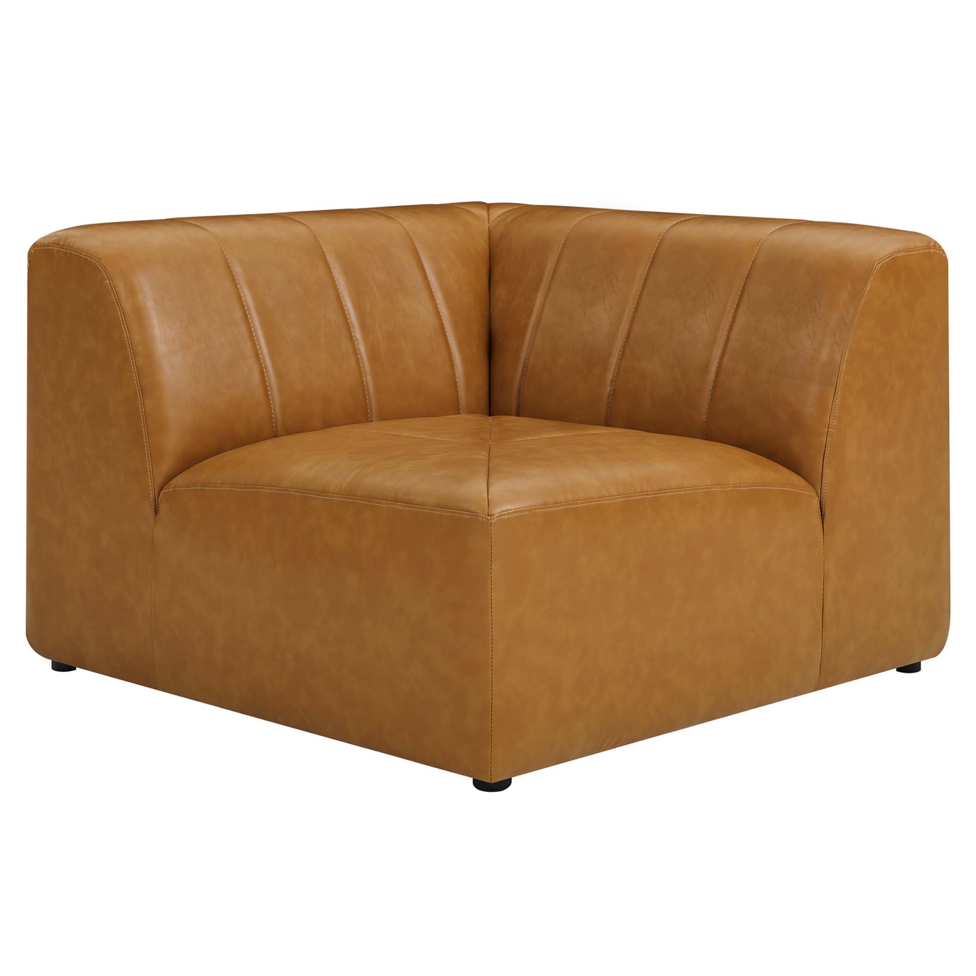 Modway Bartlett 5-Piece Vegan Leather Sectional Sofa