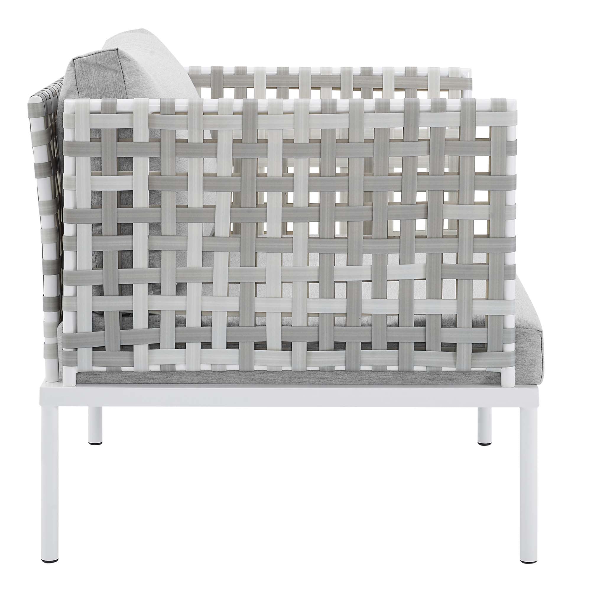 Modway Harmony Sunbrella® Basket Weave Outdoor Patio Aluminum Armchair
