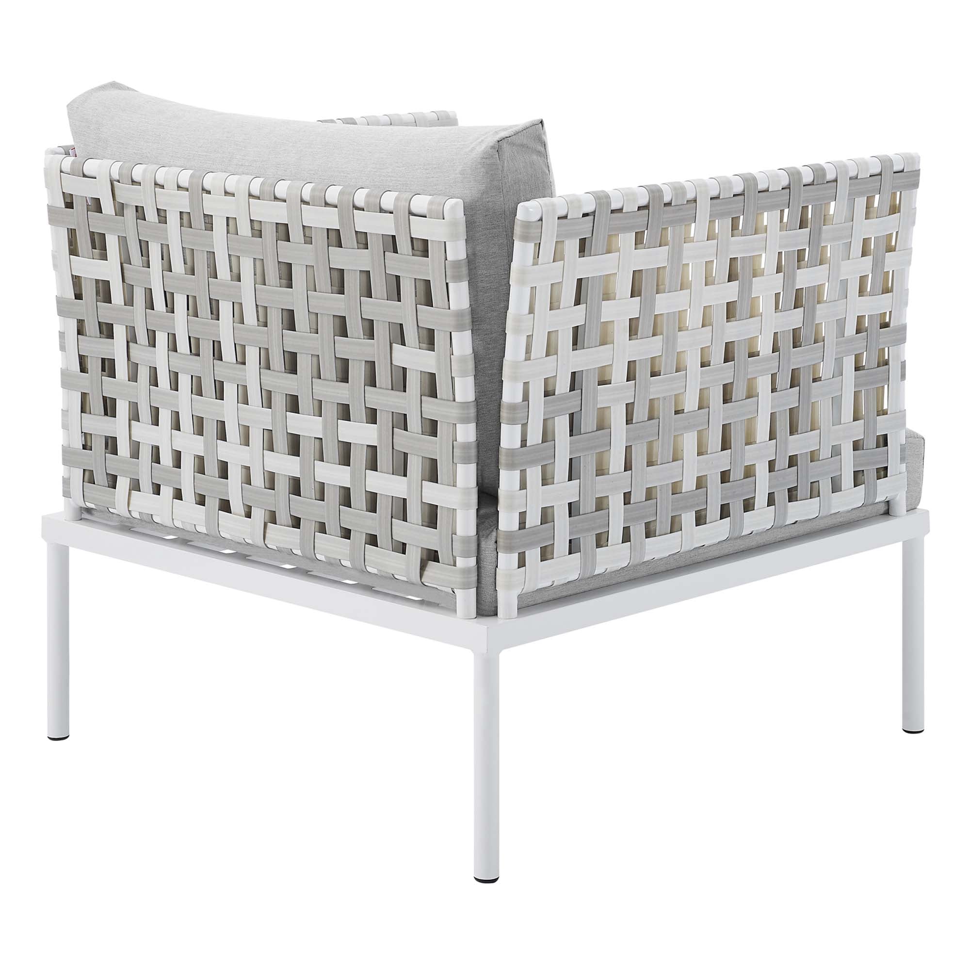 Modway Harmony Sunbrella® Basket Weave Outdoor Patio Aluminum Armchair